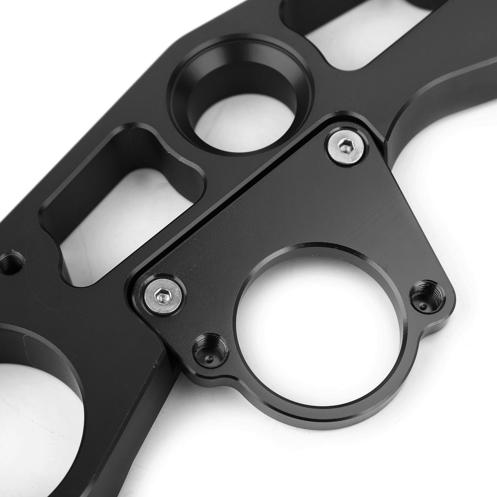 Abbassando la maglietta superiore per la forcella per Kawasaki Ninja ZX6R 09-12 Generico