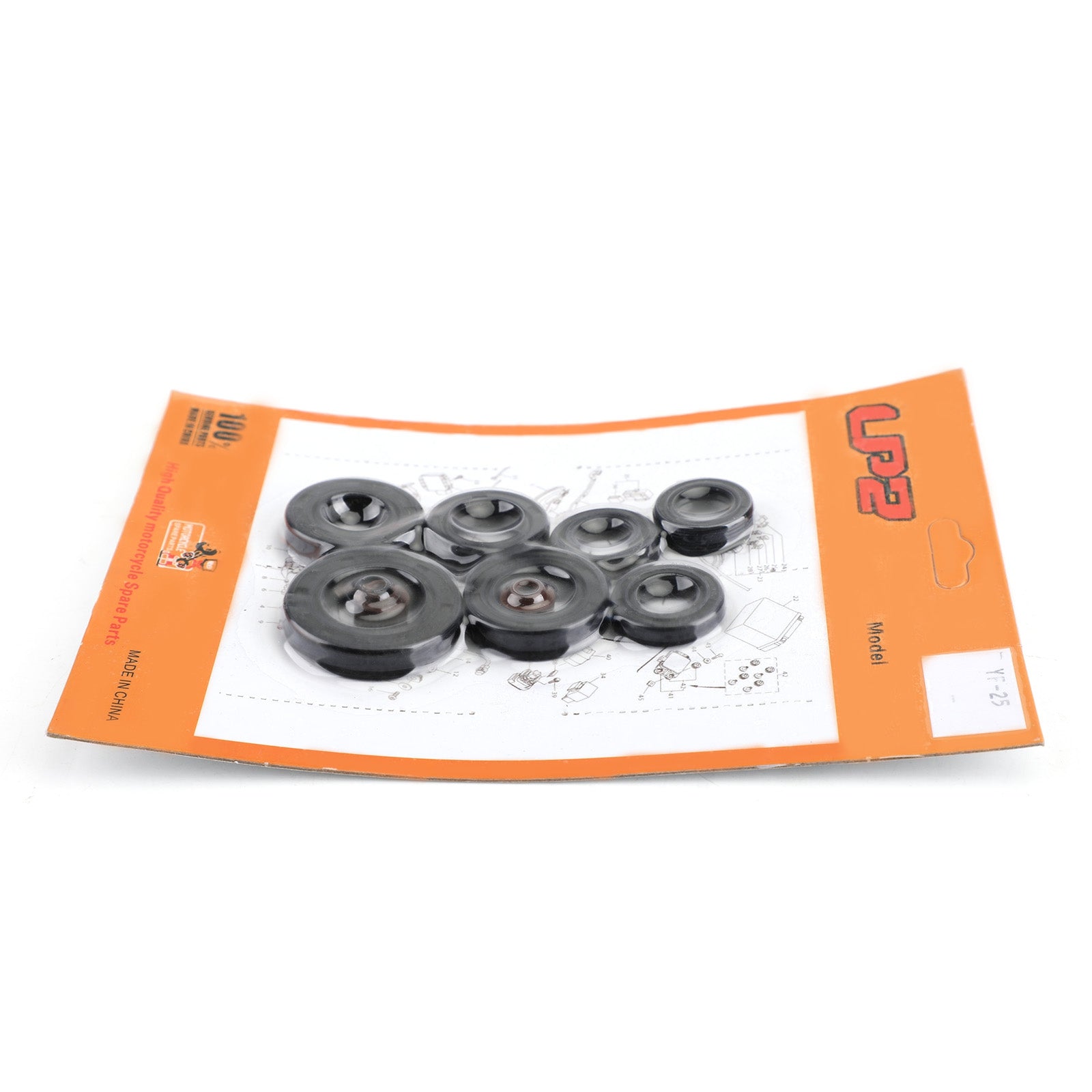 9-delige motoroliekeerringset voor Honda XL200R XL185 XL185S 1979-1993 Generiek