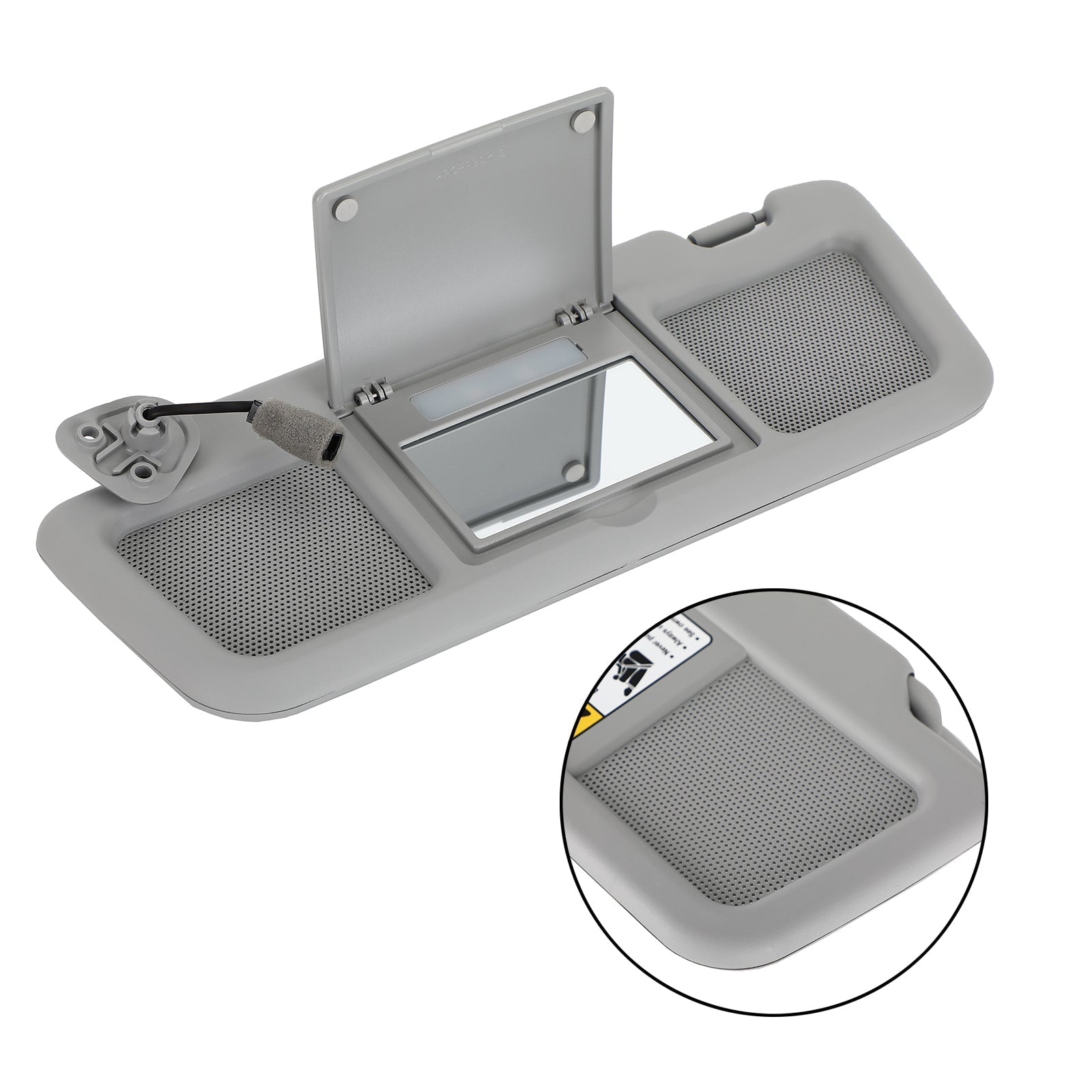 Visiera parasole lato guida sinistra grigia FE88-69-320B-77 per Mazda RX-8 2004-2011 generica