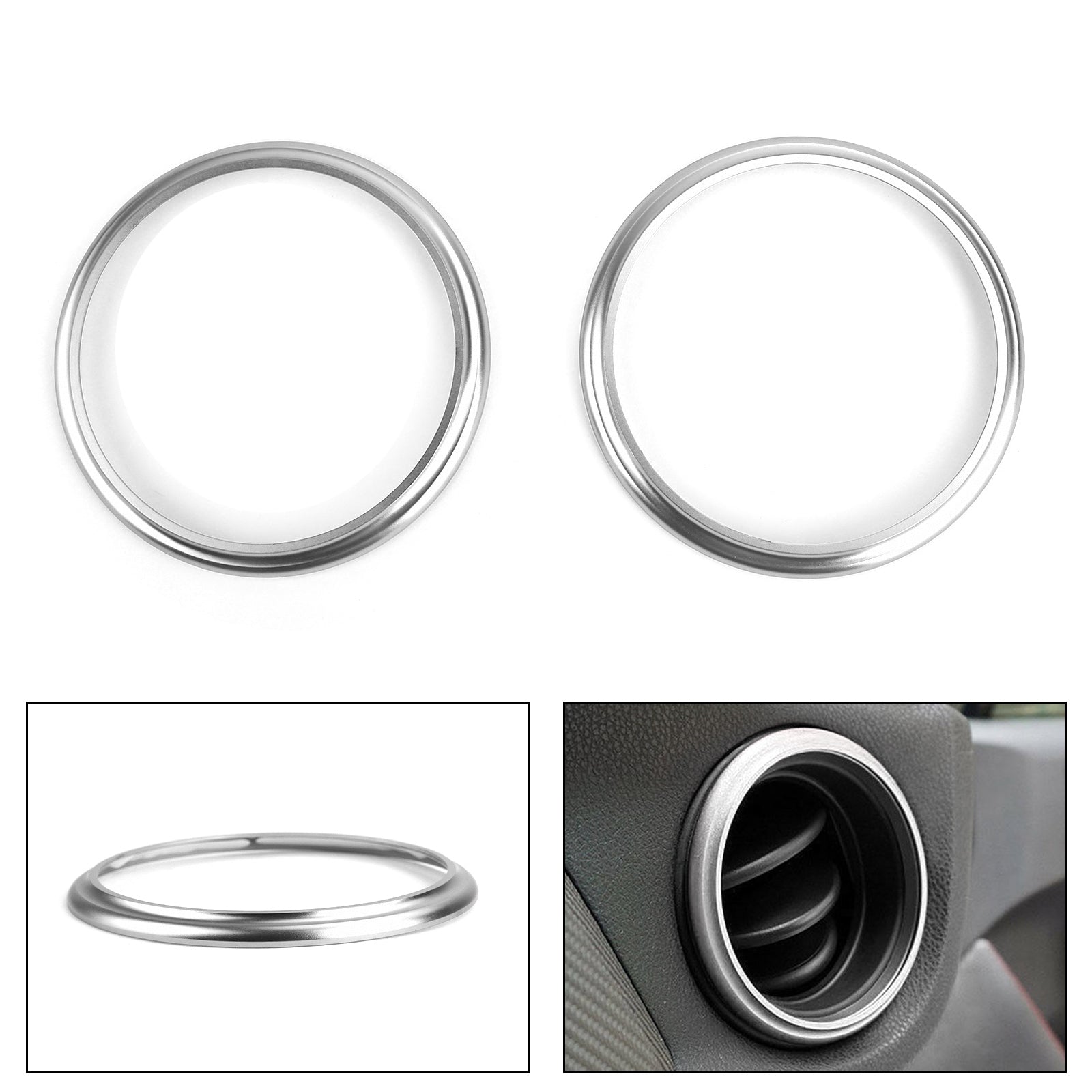 Aluminijasti zračni avtomobil Aluminium Air Outlet nalepka z 2 -sobnim avtomobilom Aluminij je primerna za BRZ Toyota 86 generic