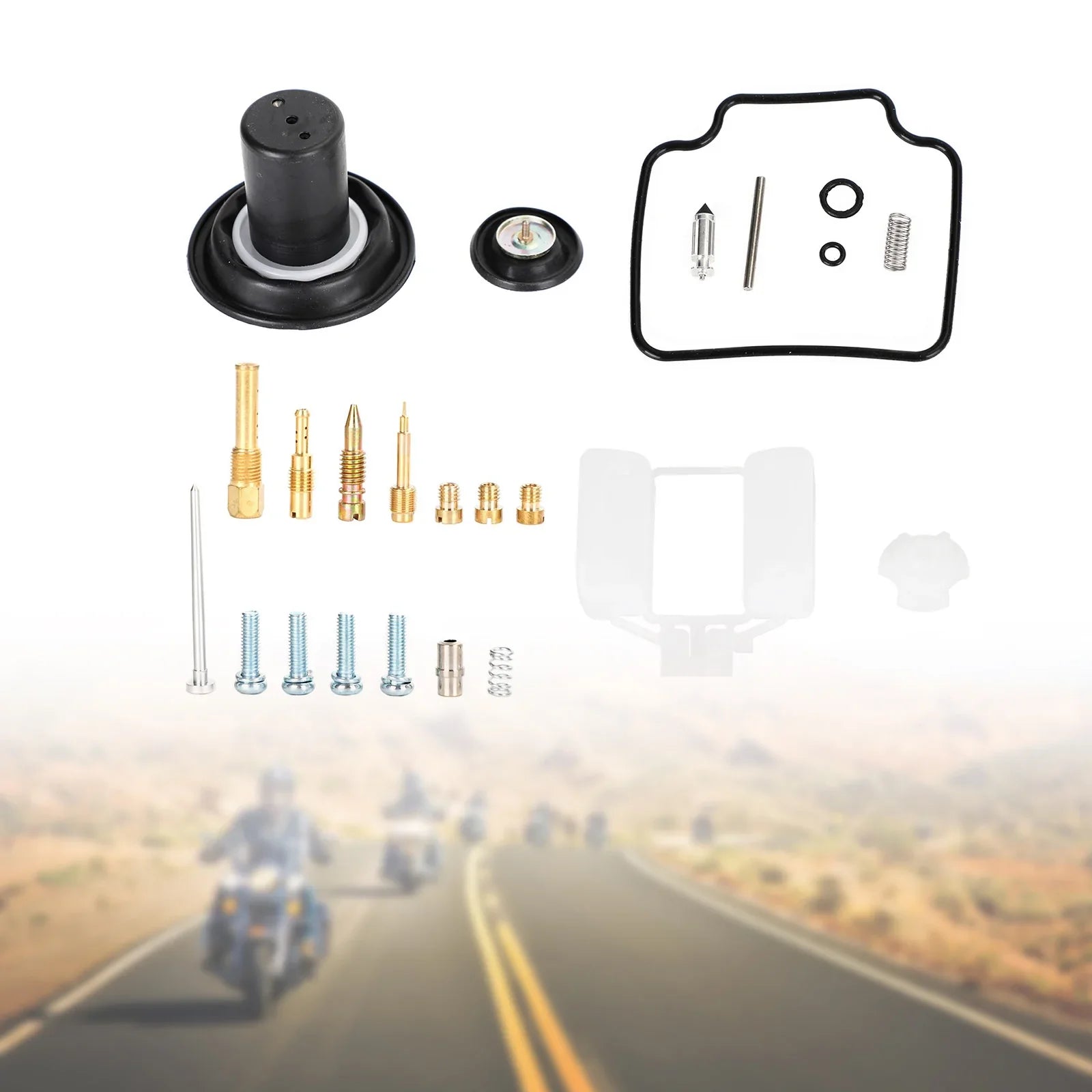 Kit de reconstrucción de carburador para Honda CN/CH250 Helix/FUSION 250 Generic Big ship22