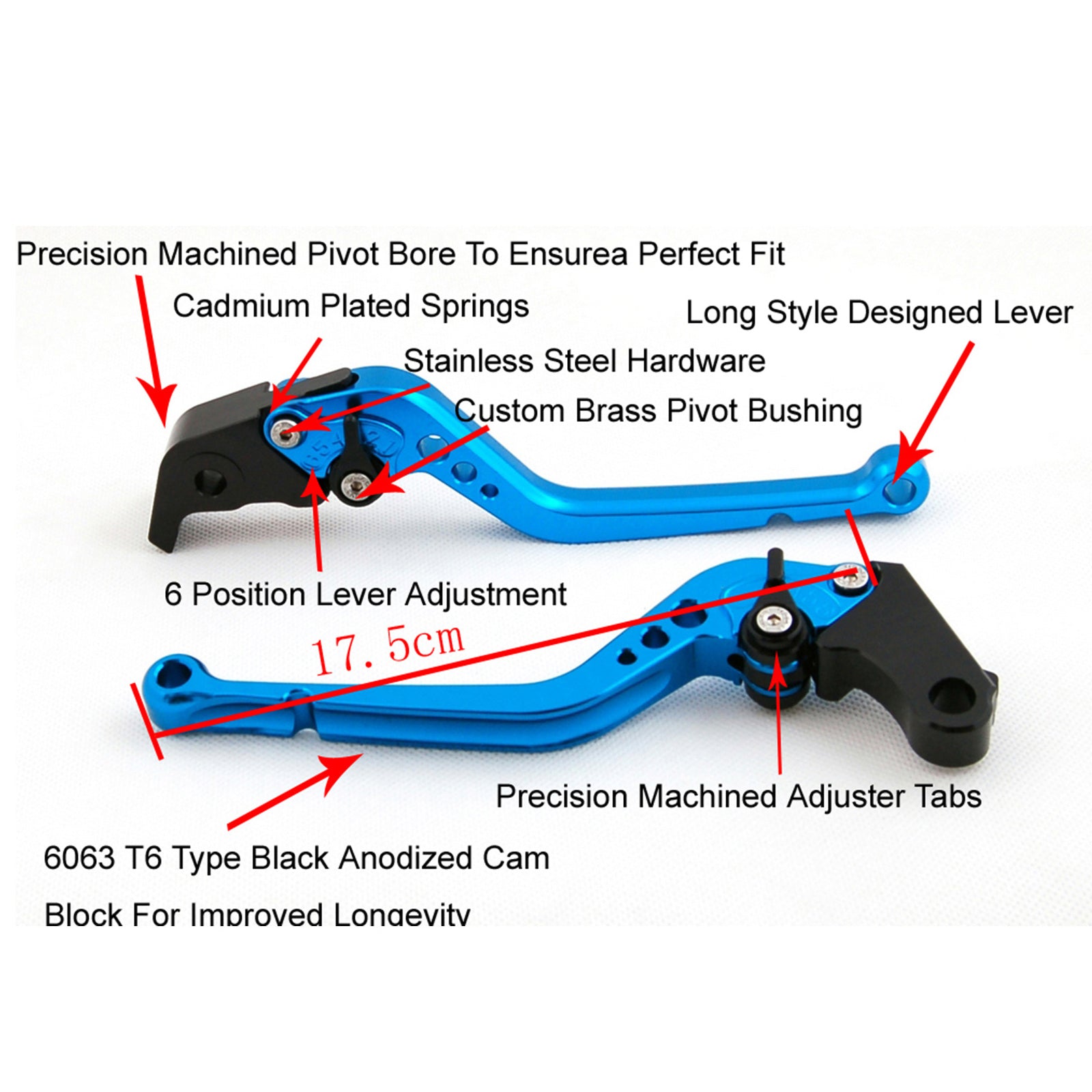 Leva del freno frizione regolabile per BMW R1200GS AVVENTRE (LC) 2014-2018 Generico