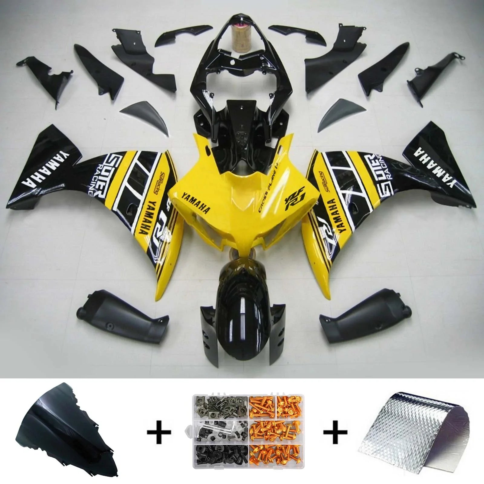 Kit carena Amotopart per Yamaha YZF 1000 R1 2009-2011 generico