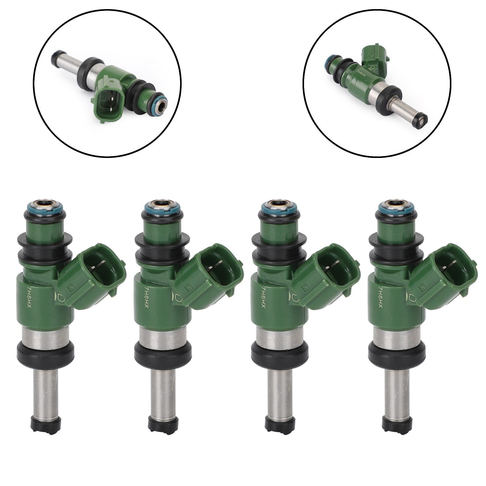 4 pezzi iniettori di carburante 3B4-13761-00-00 adatti per YAMAHA Grizzly YZ450F 450 550 700 generico