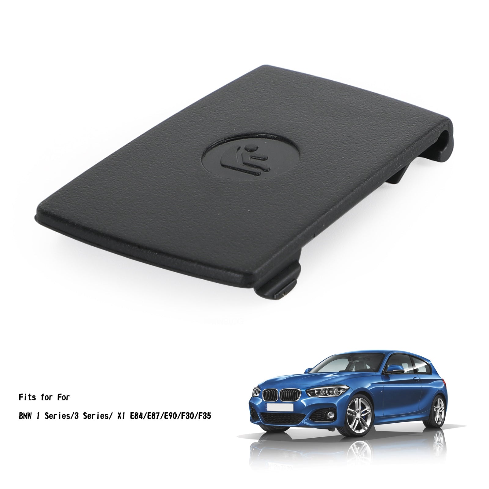 Couverture ISOFix d'ancrage de siège enfant arrière 52207319686 pour BMW F20 F30 F31 série 3 générique