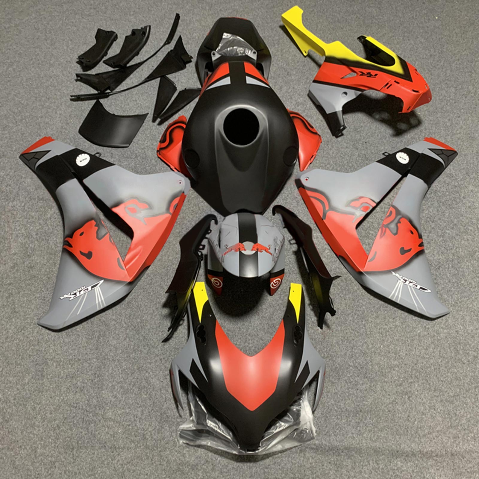 Amotopart Honda CBR1000RR 2008-2011 ABS muovinen korin suojasarja