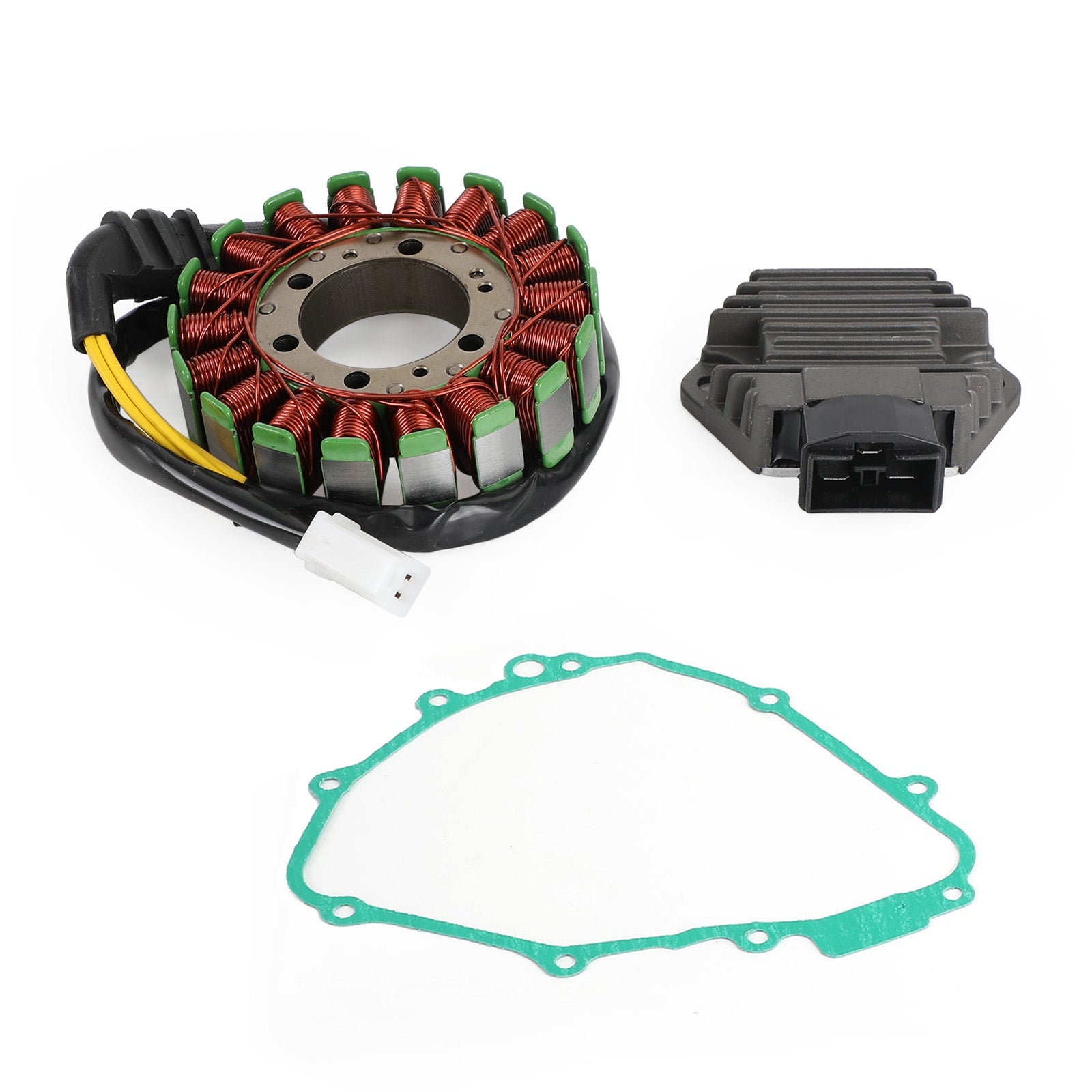 Magneto Stator + Spanningsgelijkrichter + Pakking voor Honda CB600F Hornet 2003-2006 05 04 Generiek