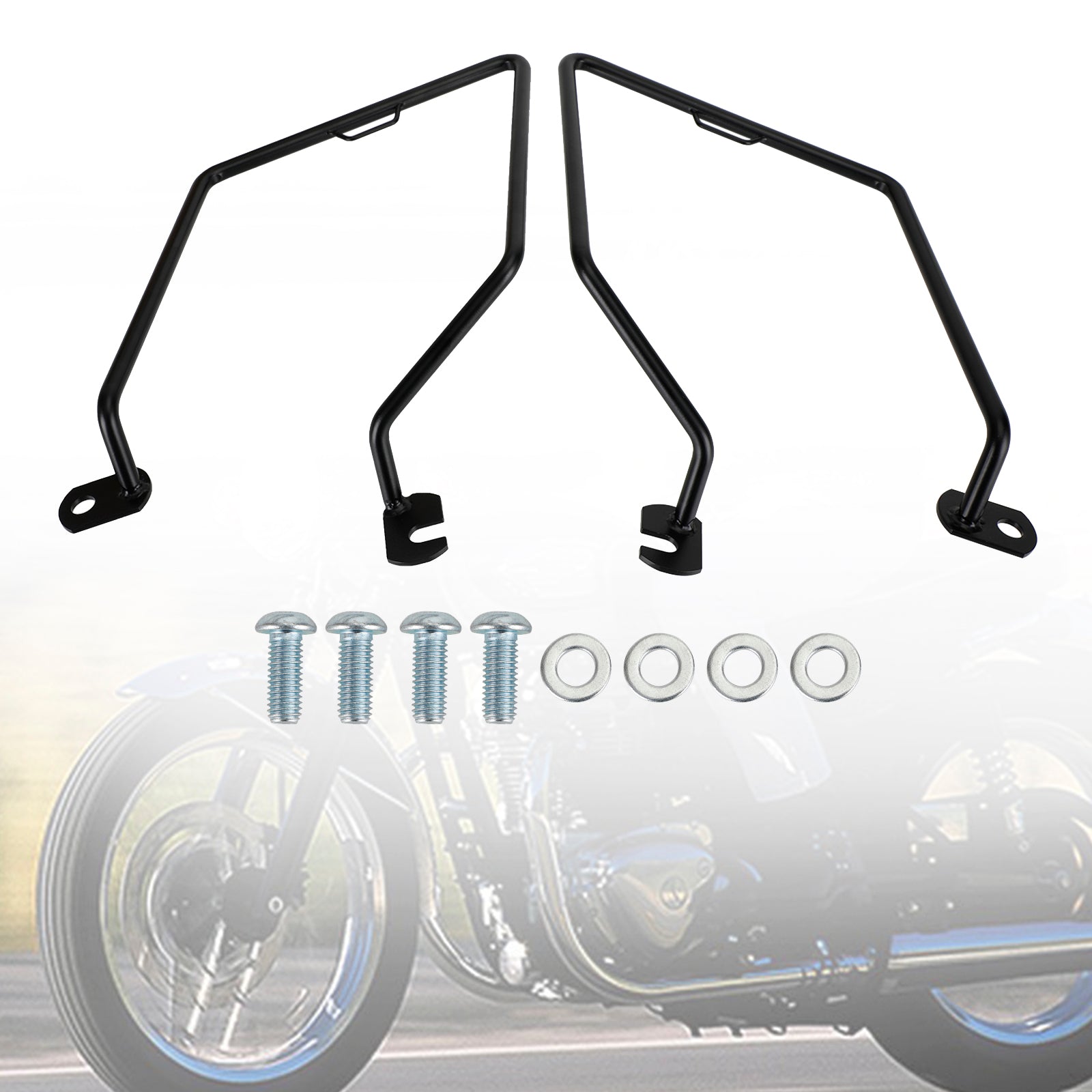 KAWASAKI W650 W800 Cafe Street Sivusatulalaukun kiinnitysteline musta