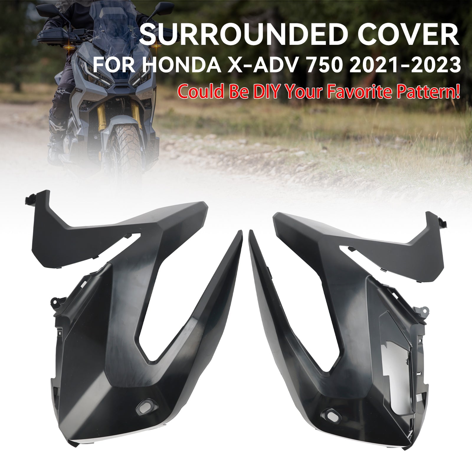 Honda X-ADV 750 2021-2023 Carénage de carrosserie ABS Moulage par injection non peint