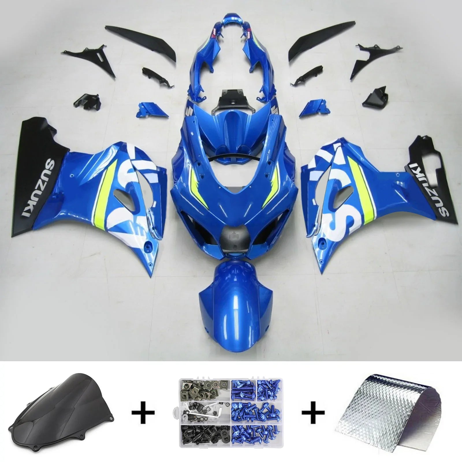 Amotopart Suzuki GSXR1000 2017-2020 K17 päällirakennesarja ABS-muovia