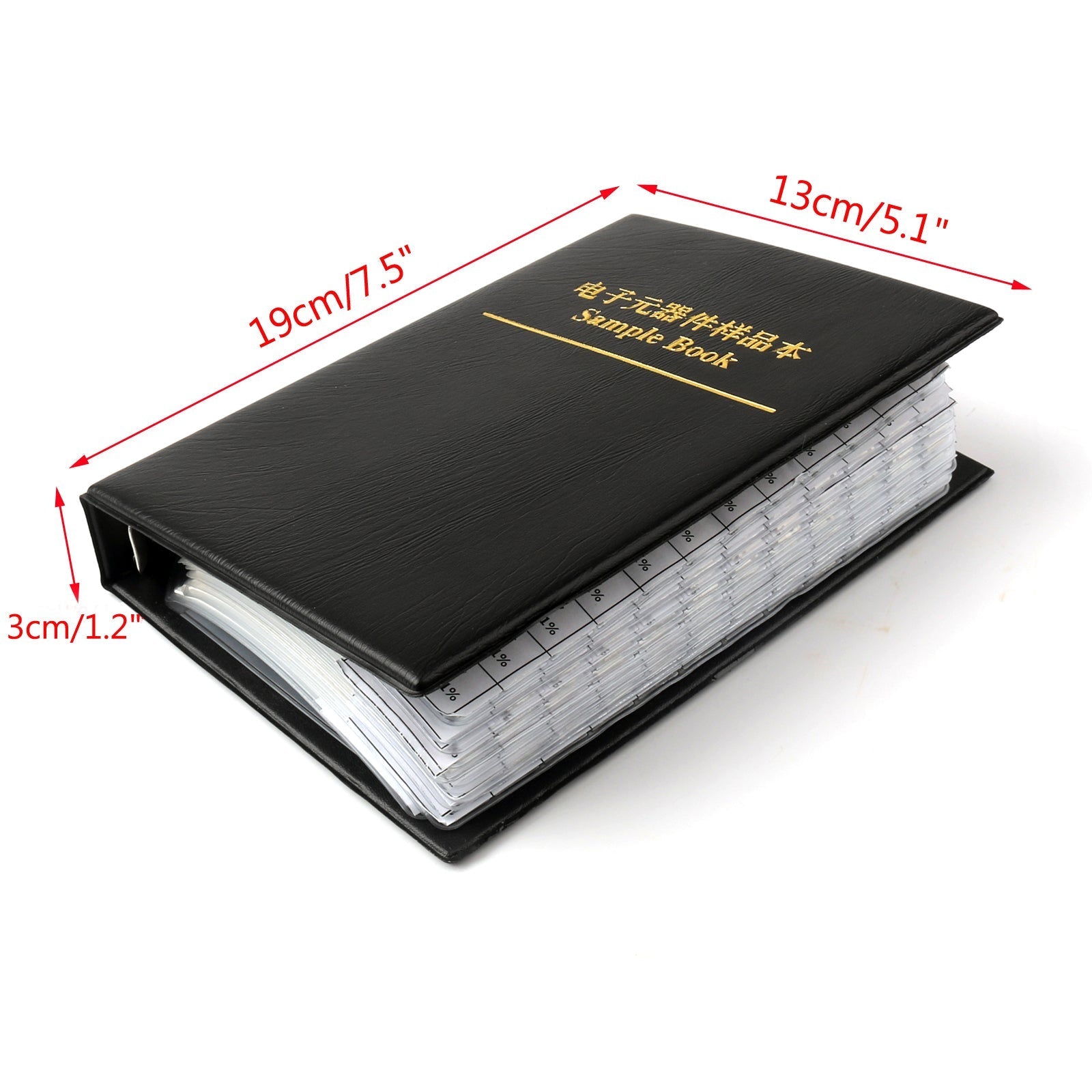 4000PCS 0402 Resistore SMT chip SMD 1% 63 valori + libro campione valori condensatore 17