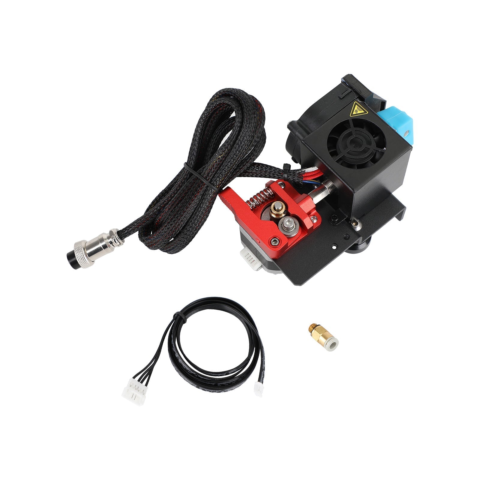 Ventilador de extrusor de turbo de la impresora 3D MK8 Direct Turbo Polea para CR-10 Ender3 12V/24V