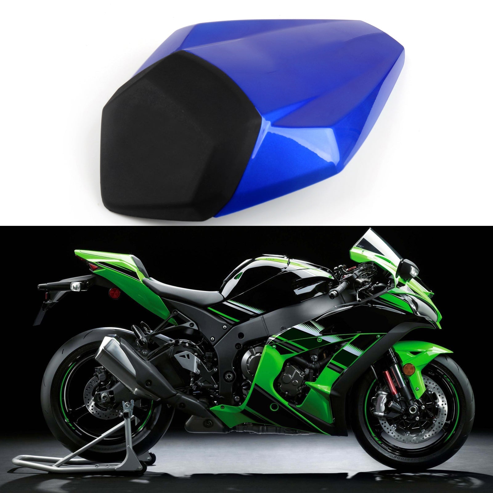 Capot de couverture de siège arrière pour Kawasaki Nijia ZX10R (2016) 7 couleurs générique