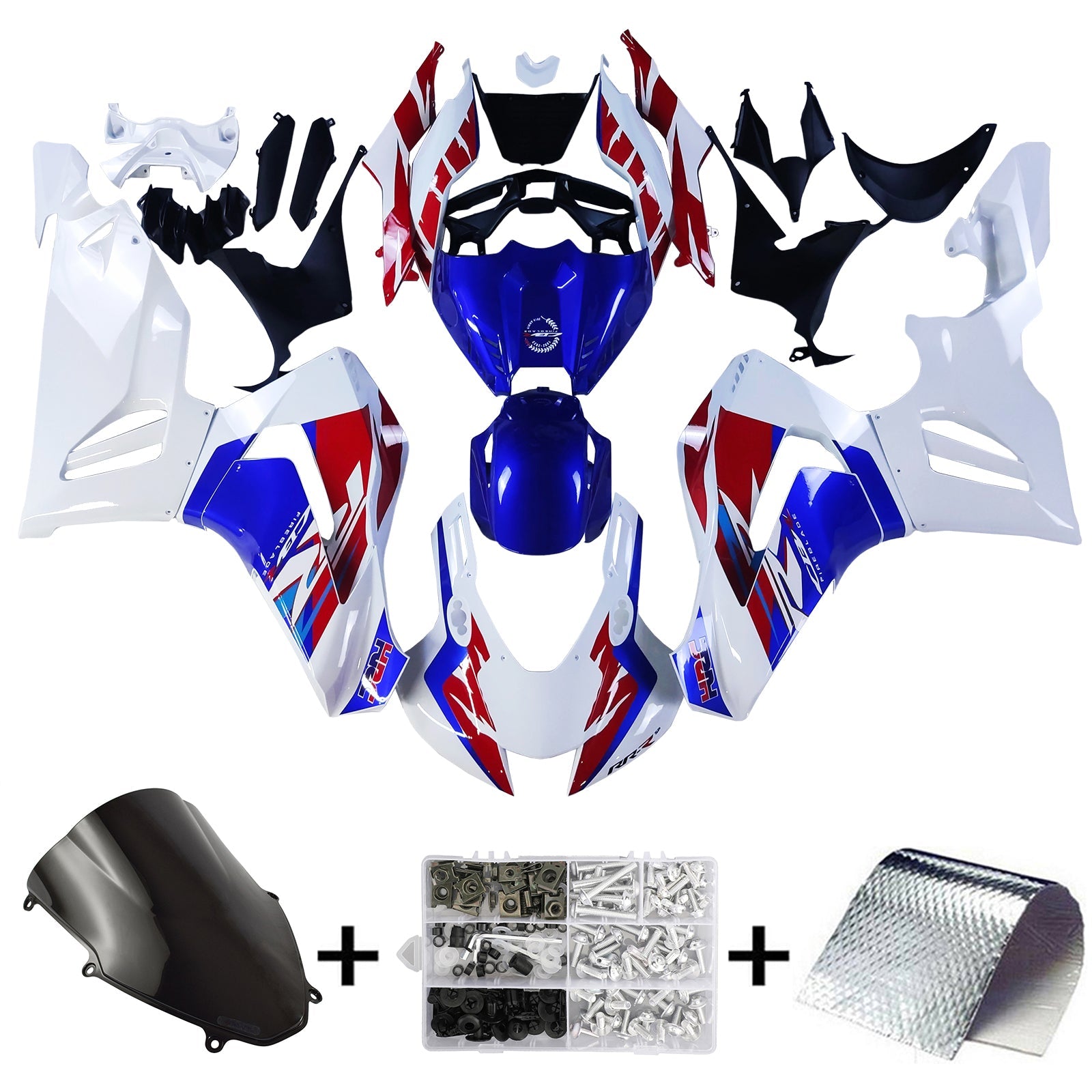 Komplet pomanjkanja, ki se vbrizga v ABS plastiko za Honda CBR1000RR-R 2020-2023