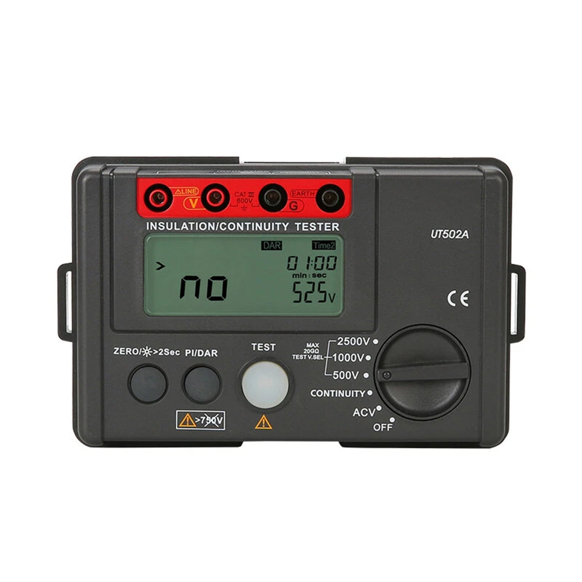 UT502A 2500V isolatie- en aardweerstandstester Megohmmeter voltmeter