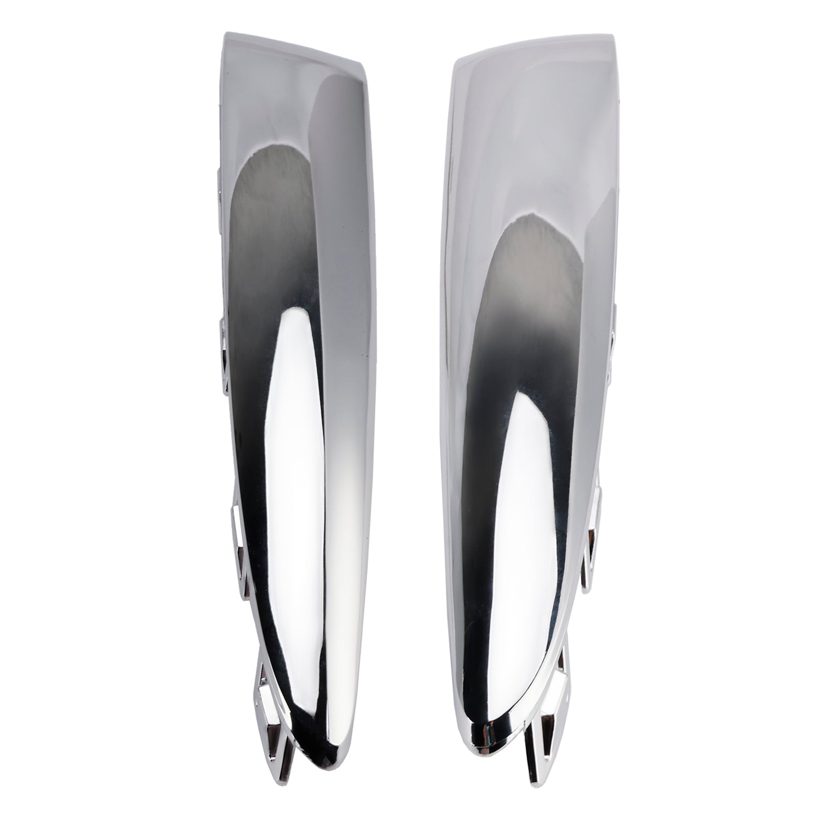 Listwy zderzaka przedniego lewego i prawego chromowane do Fiata 500 Lounge (sierpień 2015 - 2020).