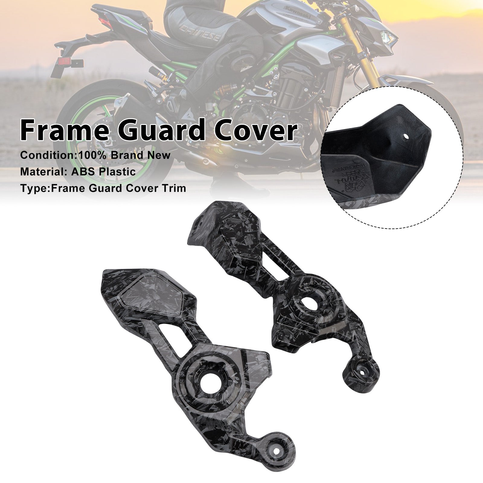 Carénage de protection latérale de cadre pour Kawasaki Z900 2025-2026