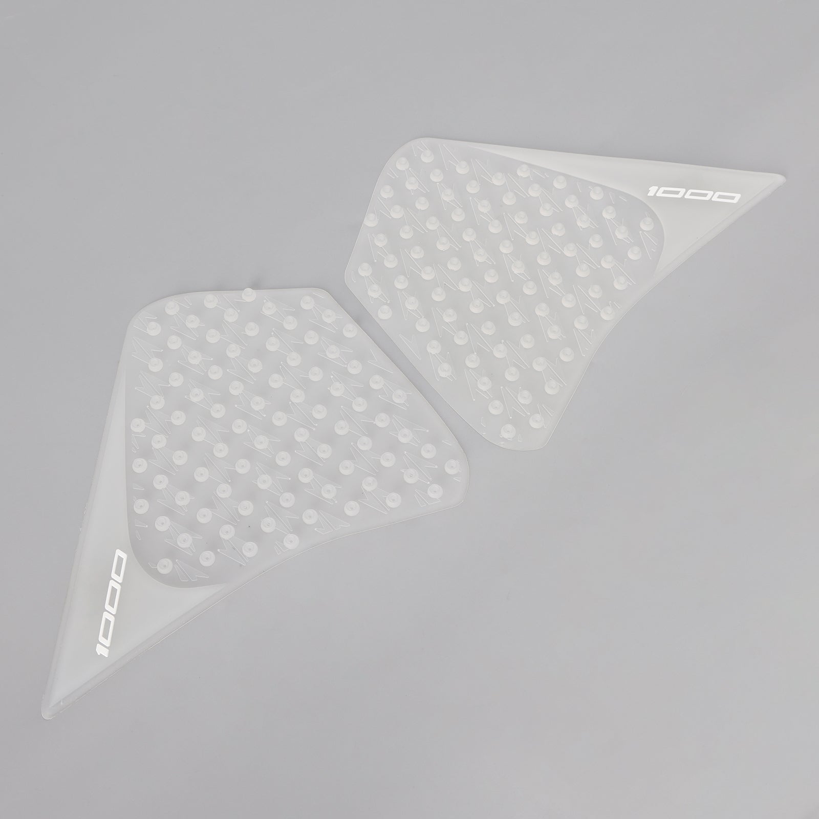 Przezroczyste kolanie z uchwytem trakcyjnym do zbiornika bocznego Kawasaki Z1000 2015-2021