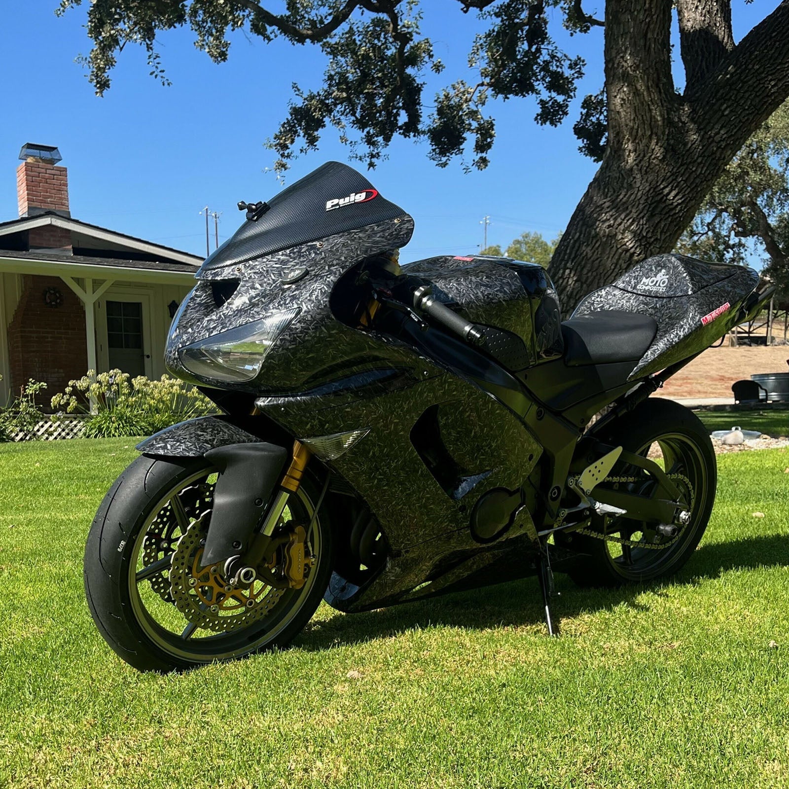 Kit de carénage par injection, carrosserie en plastique ABS pour Kawasaki ZX6R 636 2005-2006