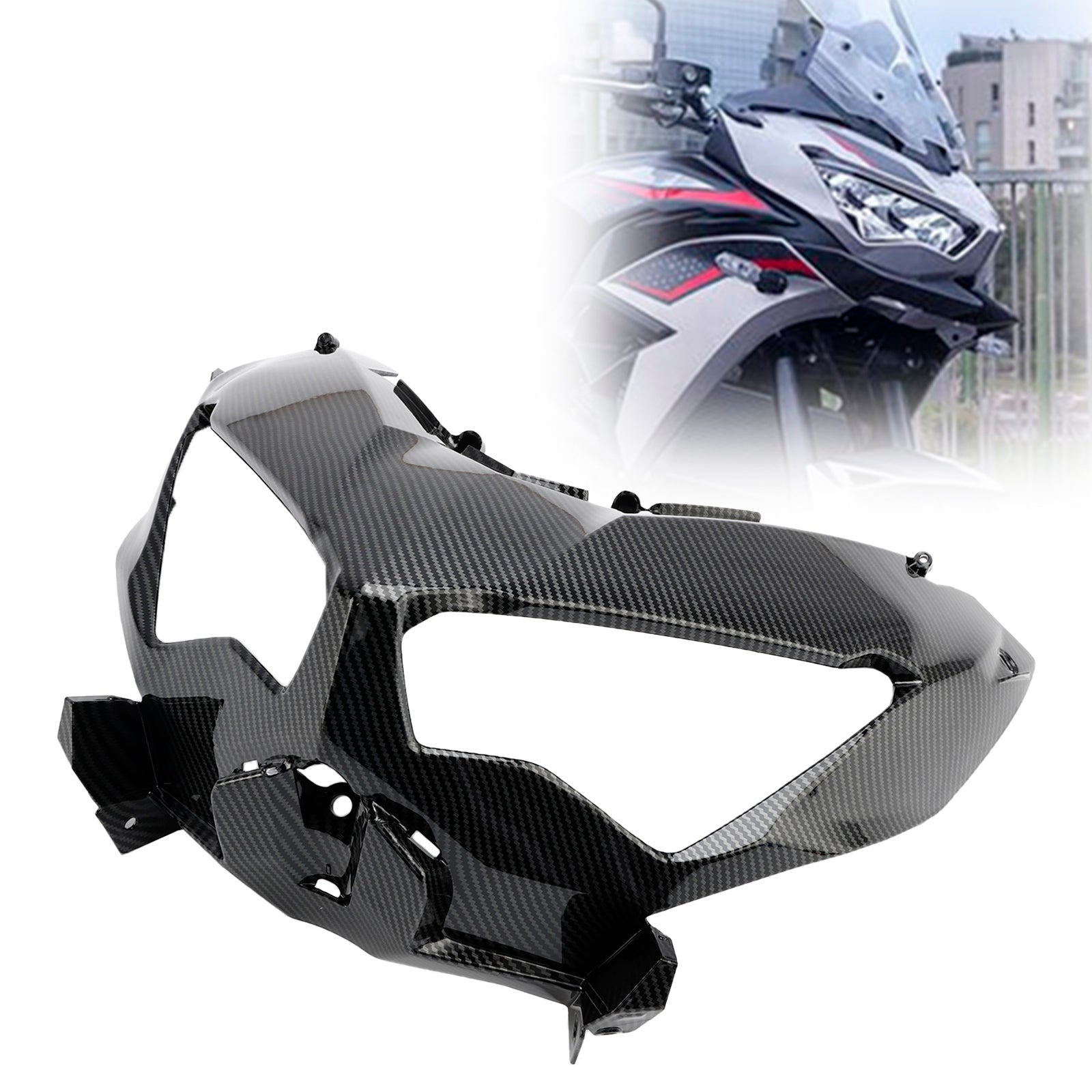 Carenado de cubierta de faro delantero para Kawasaki Versys 650 KLE650 2022-2024