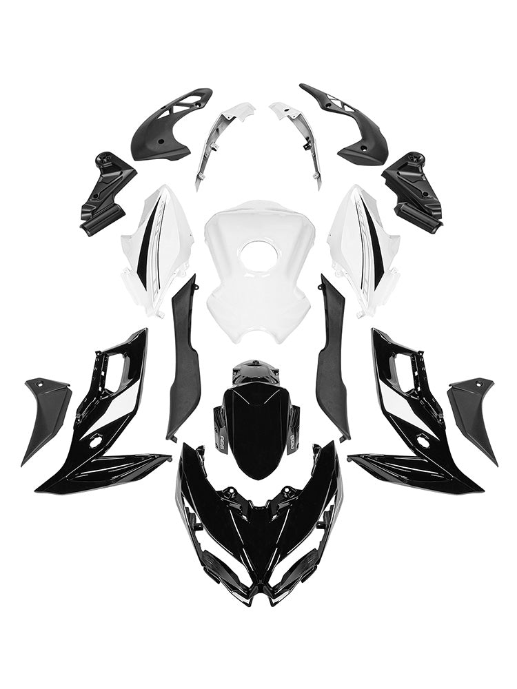 Carénage de carrosserie en plastique ABS d'injection adapté à Kawasaki VERSYS650 2015-2021 01#