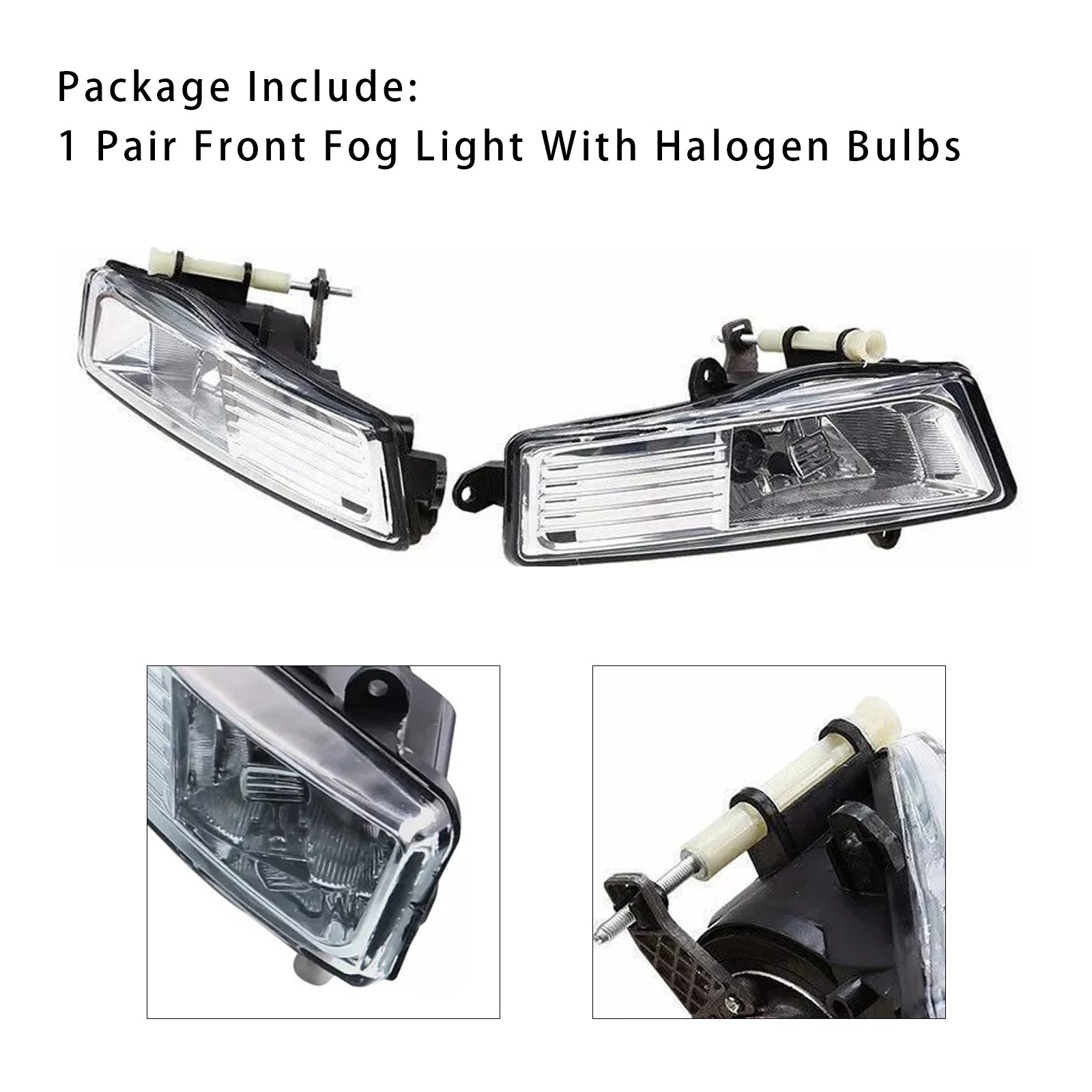Paire de feux antibrouillard avant pour Audi A6 S6 Quattro 2009-2011 4F0941699A