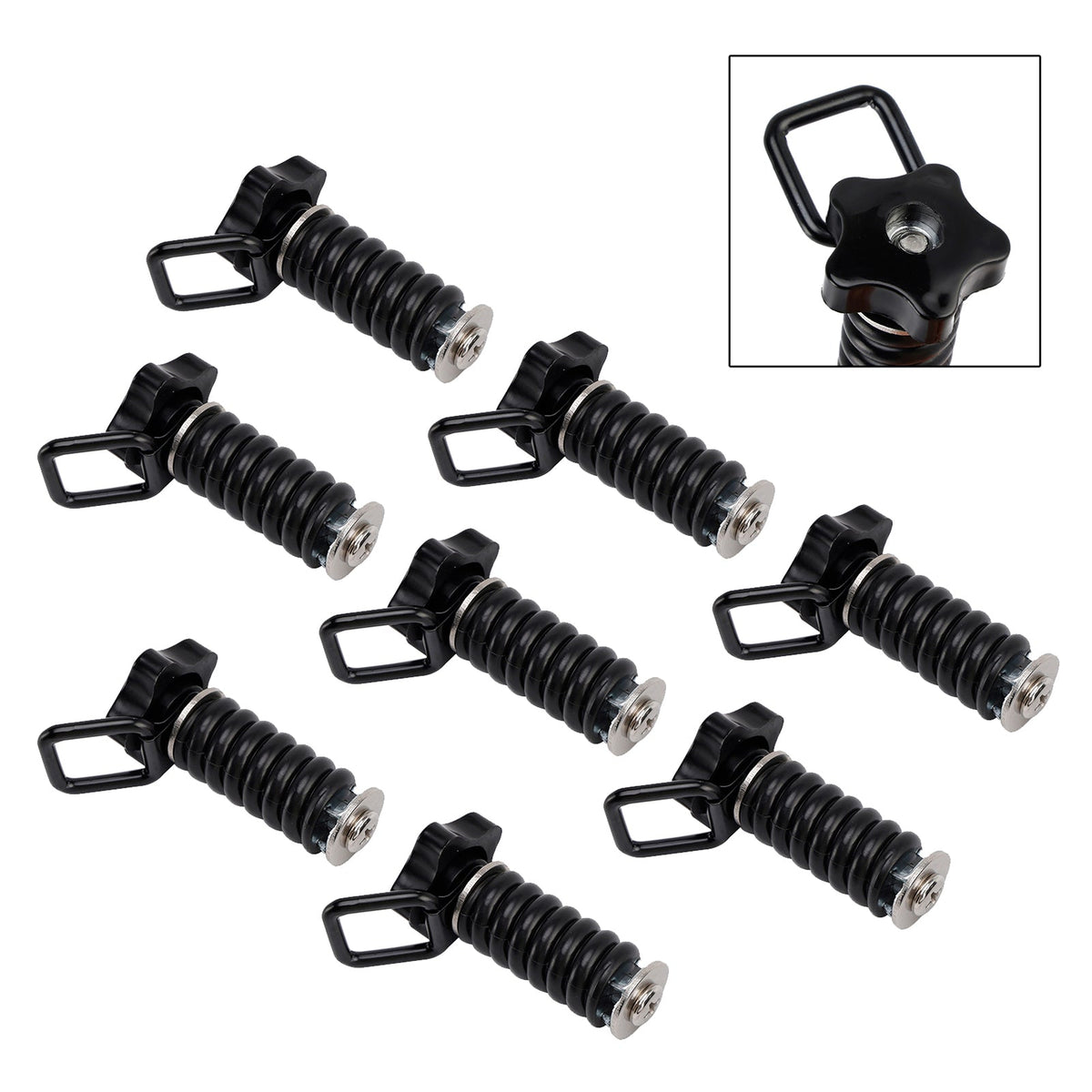 8 puntos de anclaje Lock flexibles &amp; Kit de montaje para Polaris RZR Sportsman 13-25