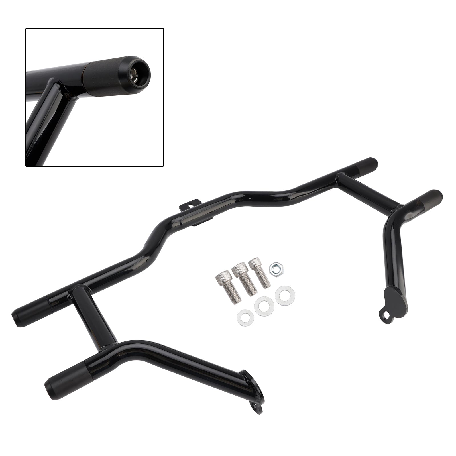 Pare-chocs de protection moteur noir pour Harley Electra Glide Ultra Classic Low FLHTCU 2015-2019