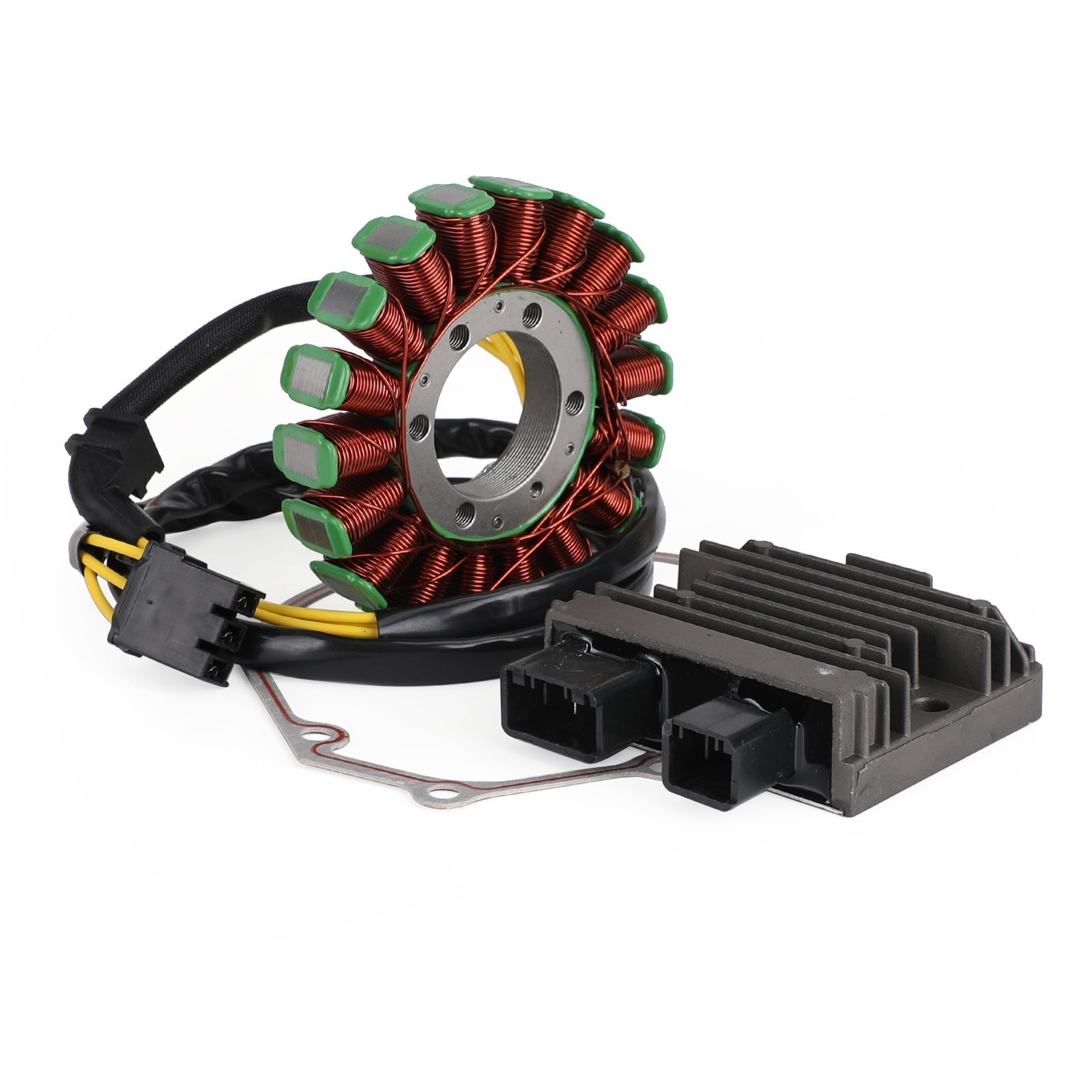 Magnéto Stator + redresseur régulateur de tension + joint pour Honda CB1000R /ABS 2009-2019 31120-MFN-D01 générique