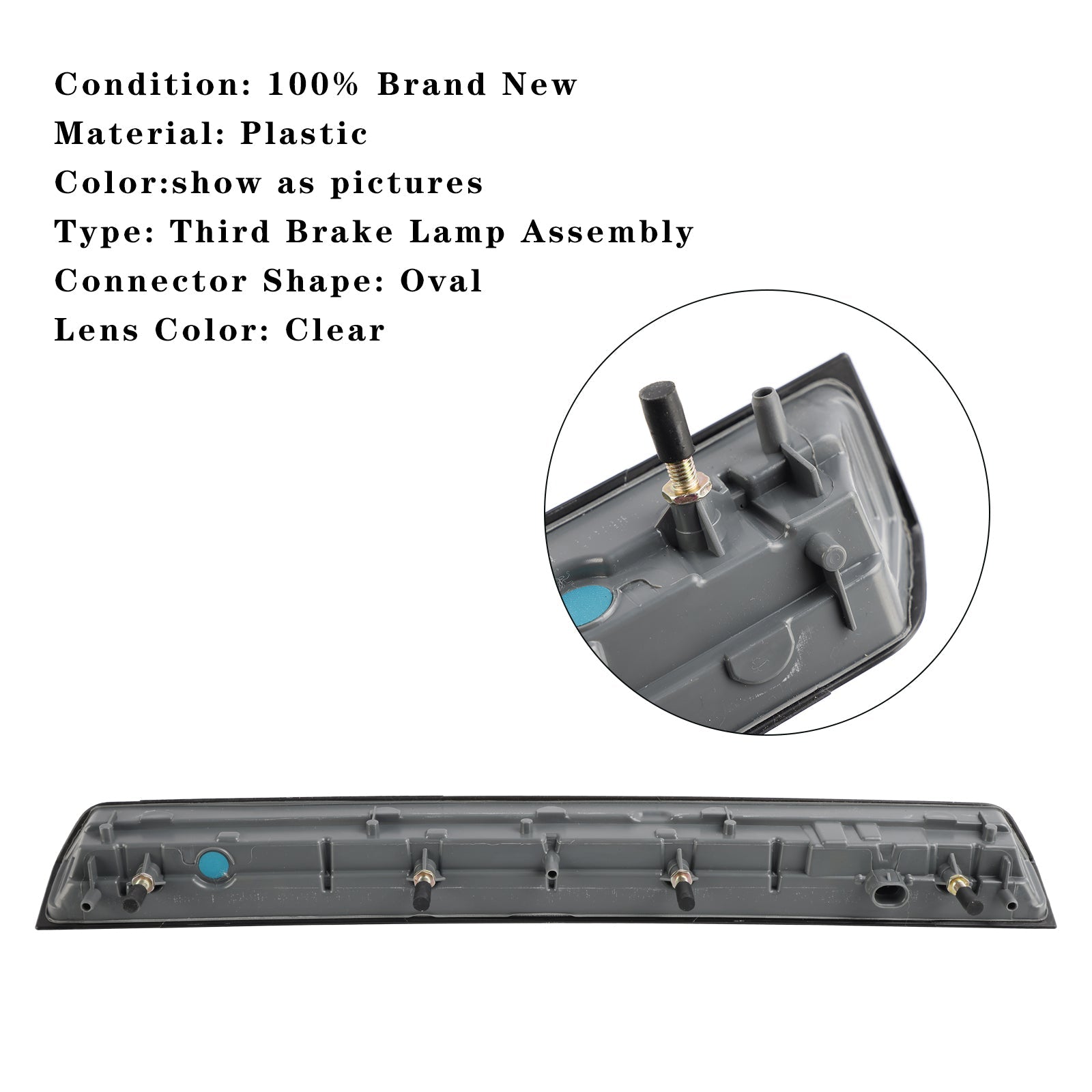 Luz de freno central de montaje alto 923-117 para modelos selectos Cadillac GMC 2015-2020