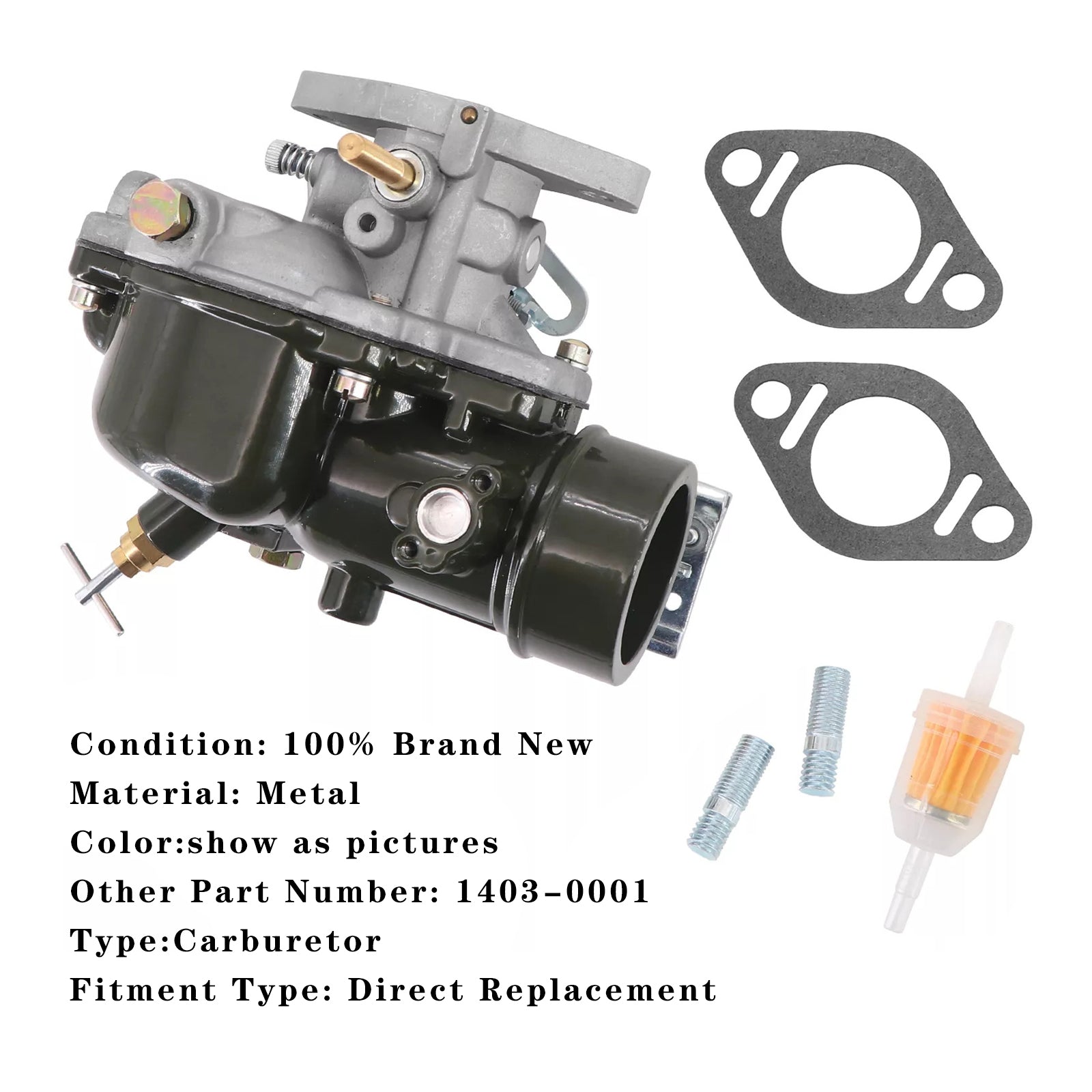 Carburador para la empresa John Deere 480A 1403-0001 102631As 520736M92 TSX997
