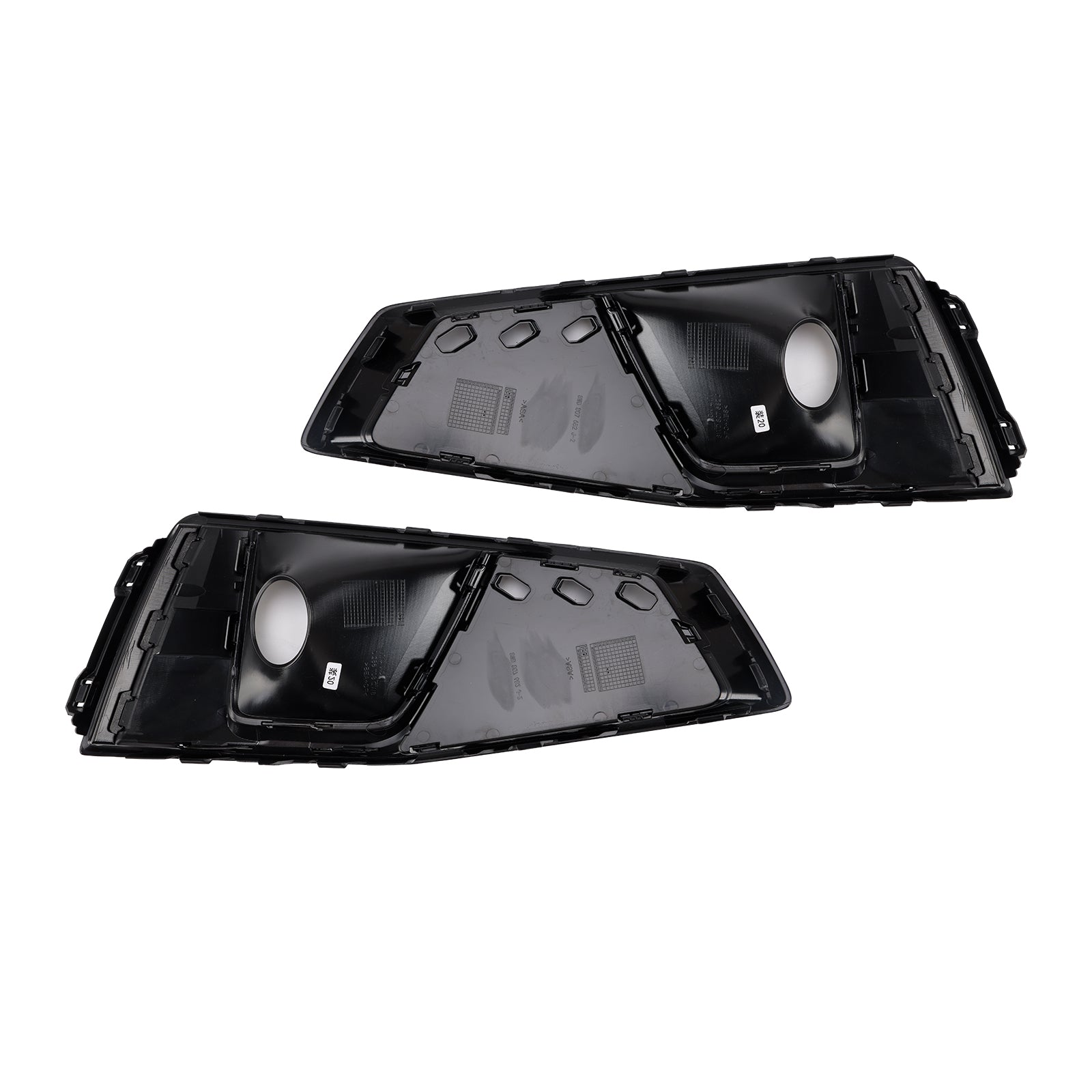 Garniture de calandre de phare antibrouillard avant noire pour Audi A4 B9 S-LINE S4 2018-2020