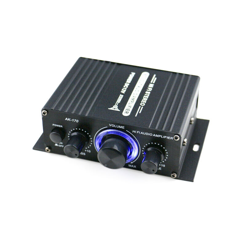 400W Hi-Fi Auto Stereo 12V Car Audio Preamps MP3 Radio Booster Diseño LED