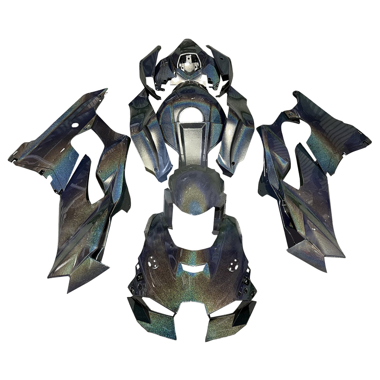 Zestaw owiewek wtryskowych ABS do Kawasaki ZX-10R ZX-10RR 2021-2025