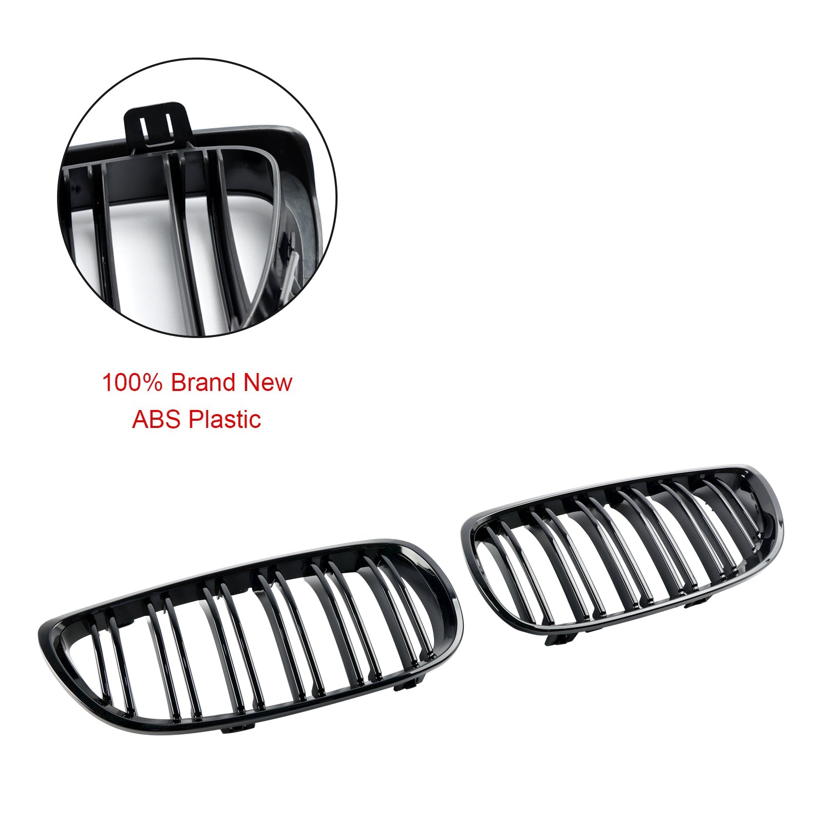 Grille de calandre avant noire brillante pour BMW Série 3 M3 (E92/E93) 2008-2013