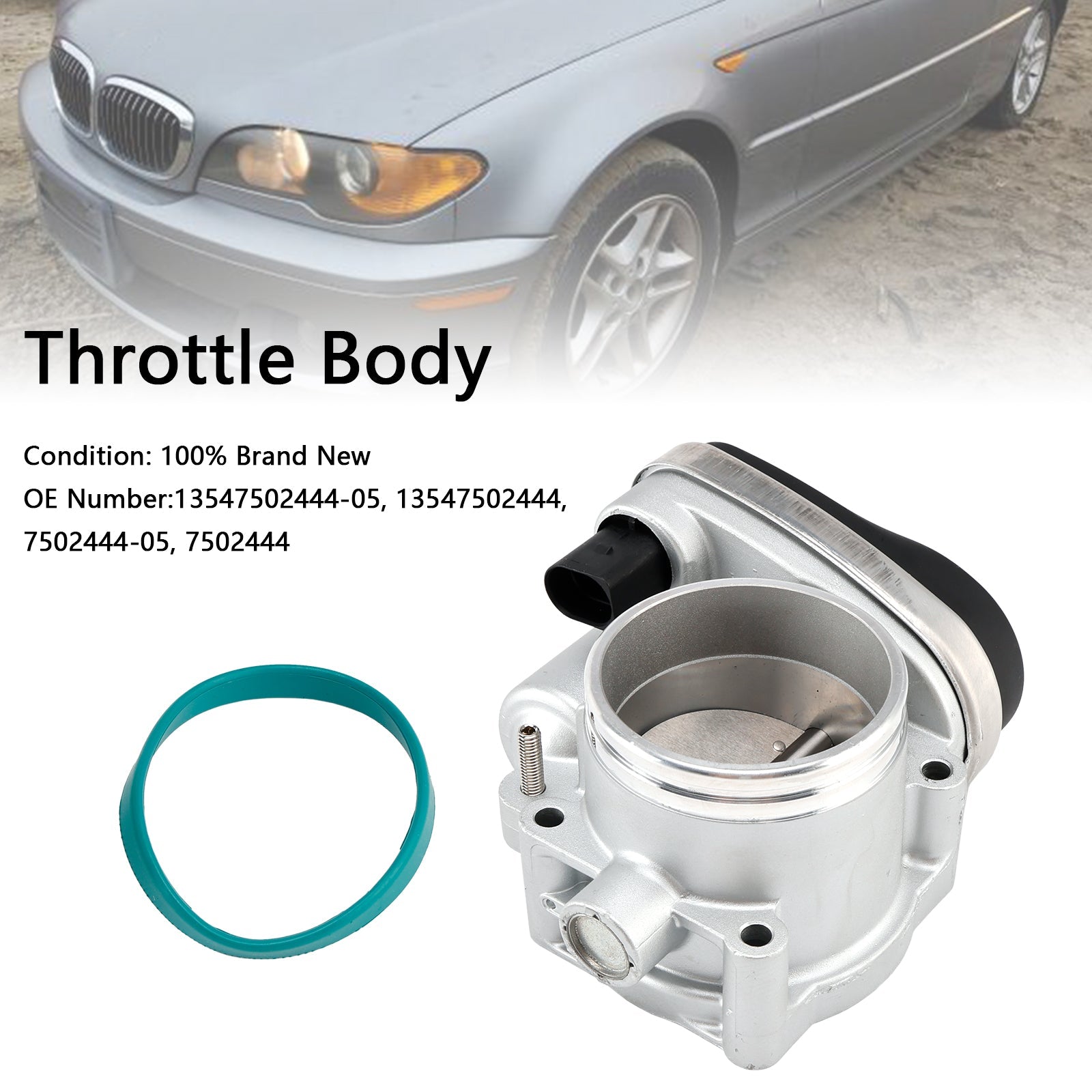 Gasklephuis BMW Z3 2.5L I6 2001-2002 13547502444