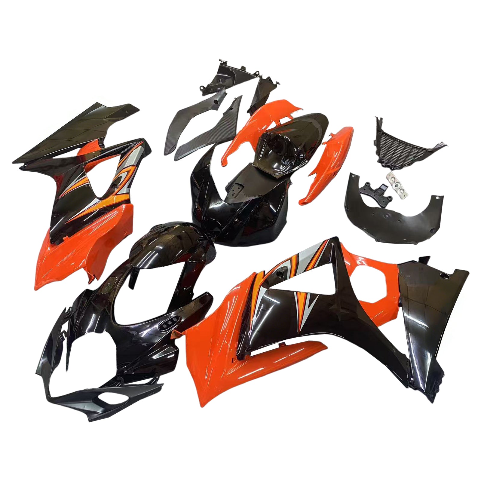 Kit de carénage par injection, carrosserie en plastique ABS, compatible avec Suzuki GSXR1000 2007-2008