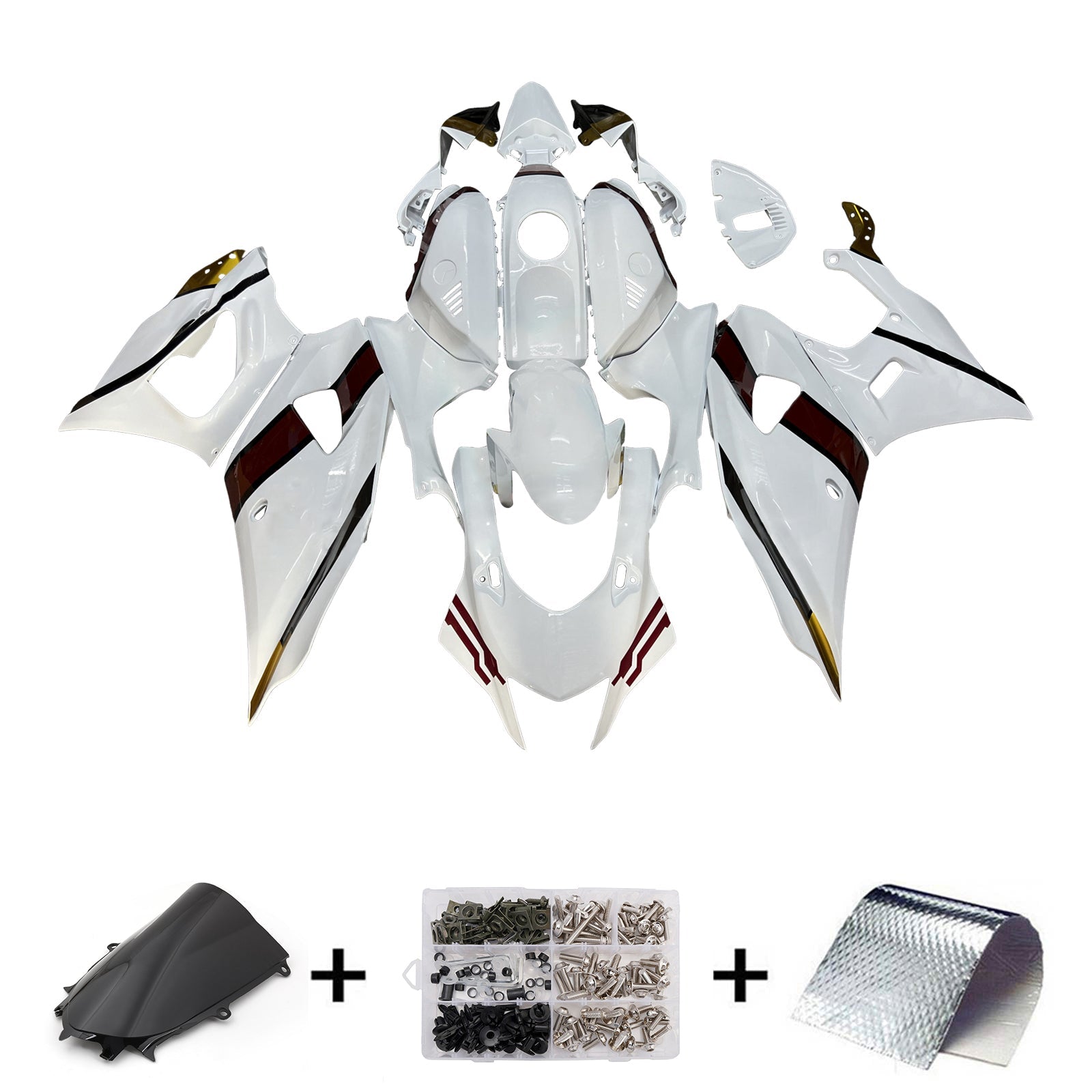 Kit de carénage injecté en plastique ABS pour Yamaha YZF-R7 2021-2025
