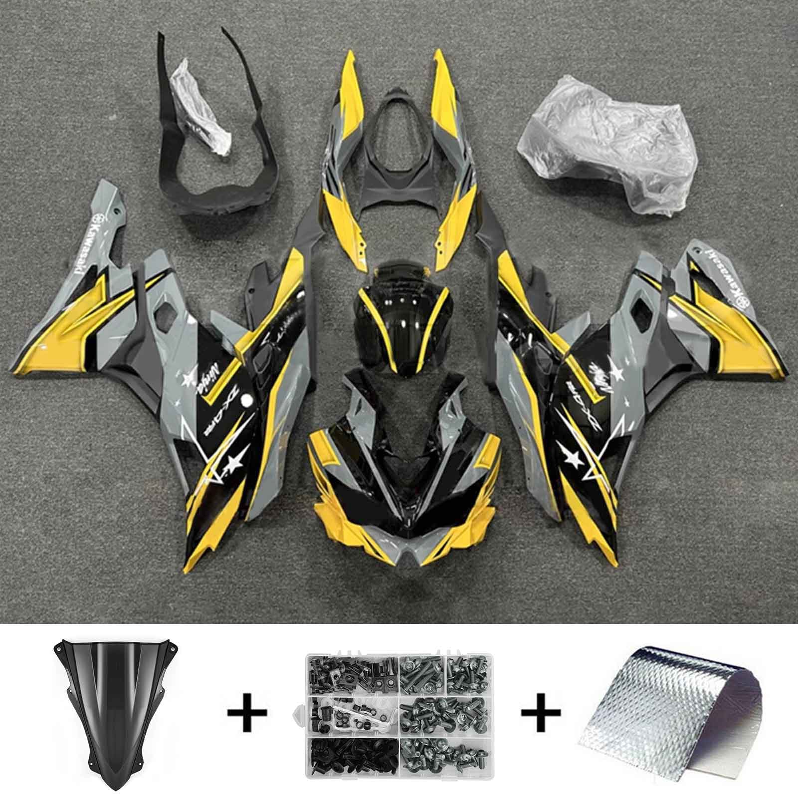 Kit carena iniezione Kawasaki Ninja ZX-25R ZX-4R ZX-4RR 2019-2024