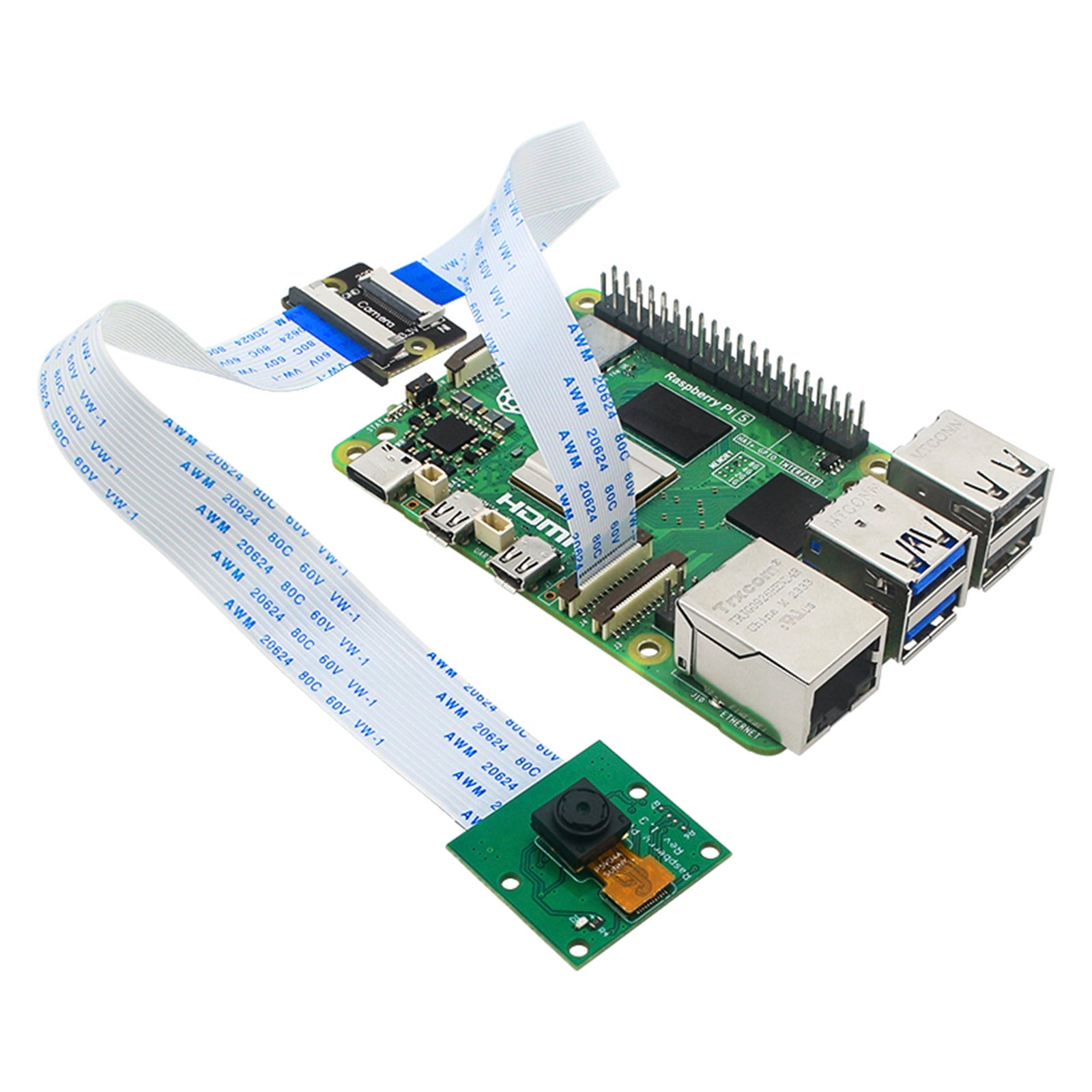 CSI CSI -camera -adapter voor Raspberry Pi 5e generatie/Pi Zero DSI -display