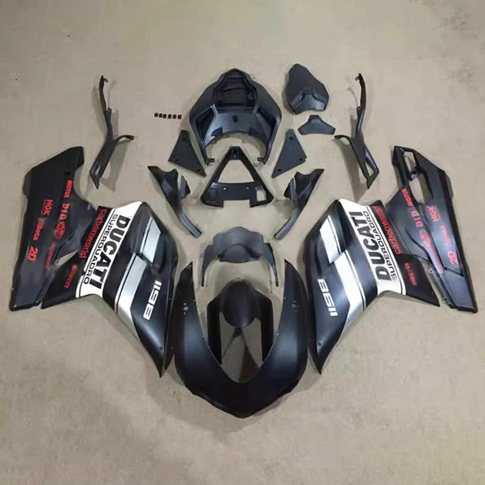 Kit de carénage ABS pour Ducati 1098 1198 848 2007-2011