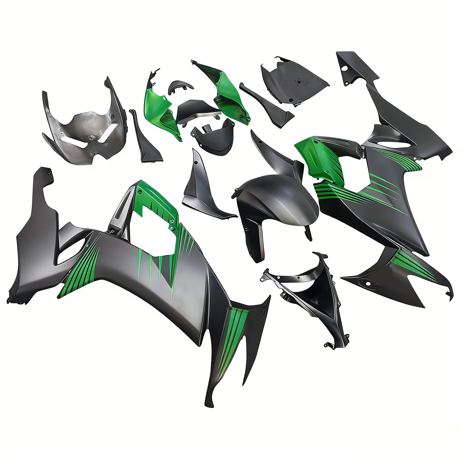 Kit de carénage injecté en plastique ABS pour Kawasaki ZX10R 2008-2010