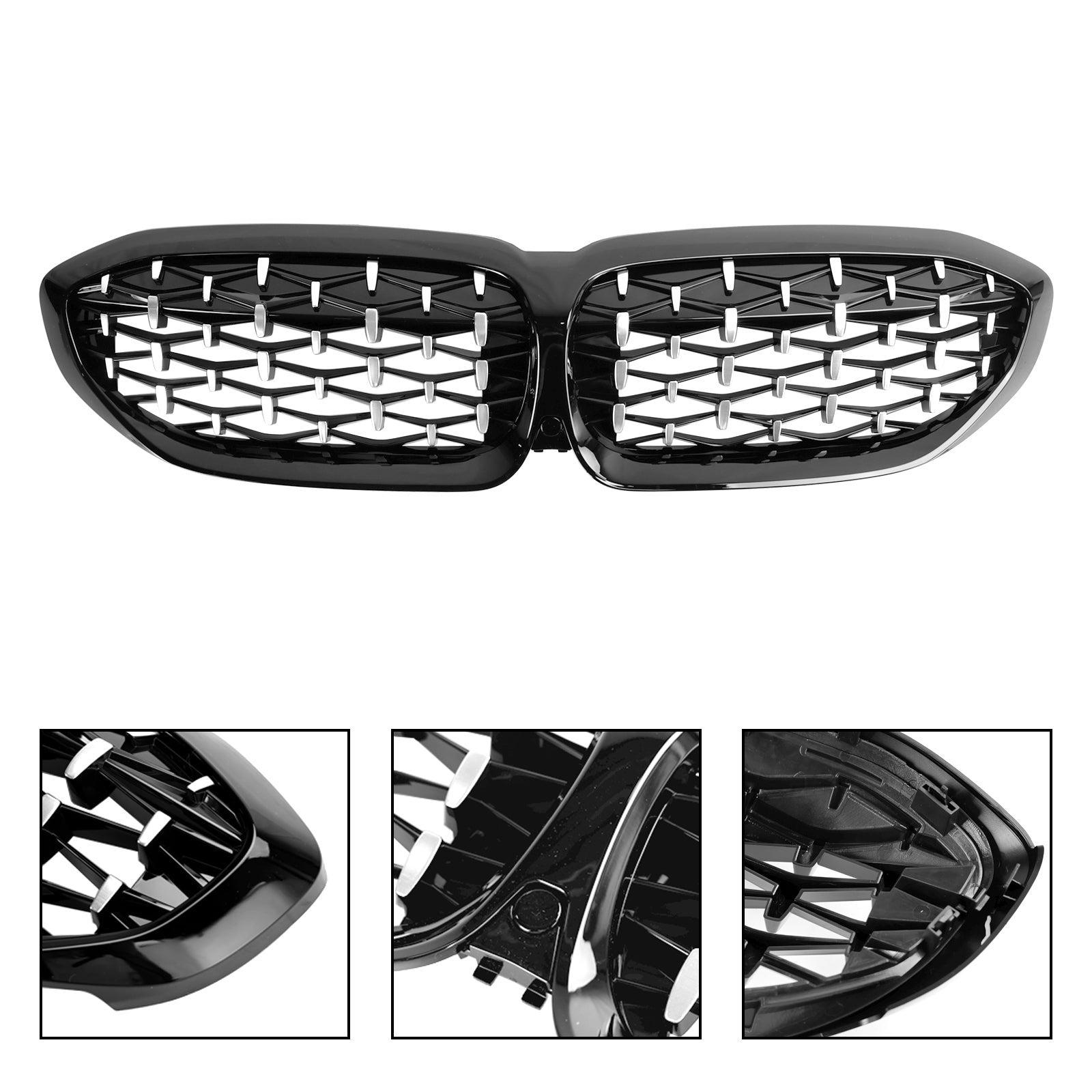 Diamond Kidney Grille Grill 51138072085 Pour BMW 3 Series G20 2019-2022