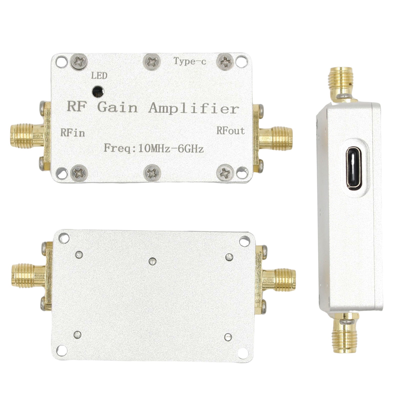 Amplificador RF 10M-6GHz 10dB 20dB 30dB 40dB 40dB Recepción Amplificador a alta ganancia