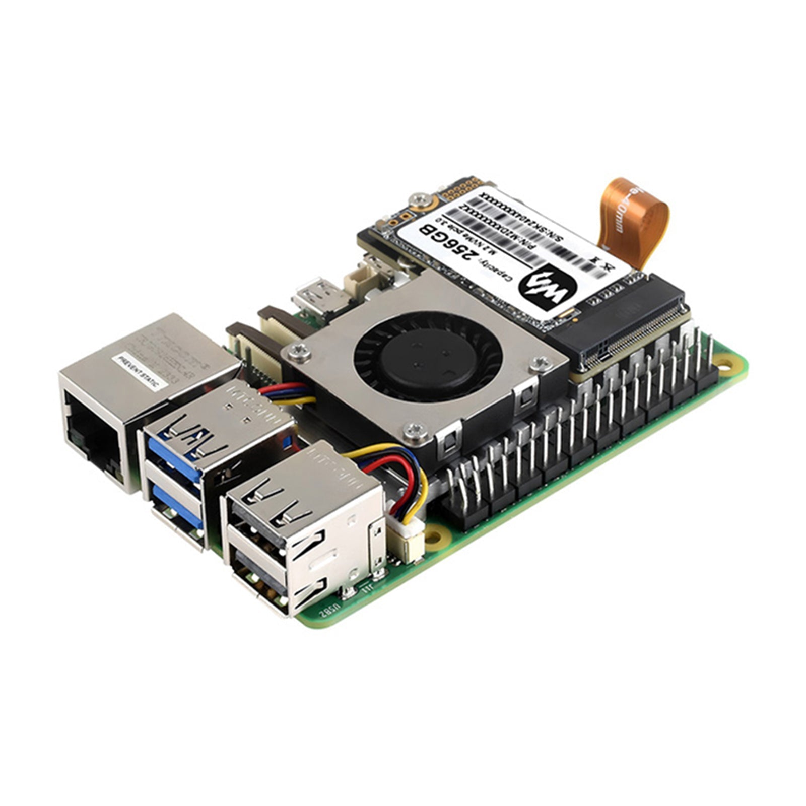 Scheda di espansione adattatore Raspberry Pi 5 PCIe a M.2 5/5B Protocollo disco rigido Nvme