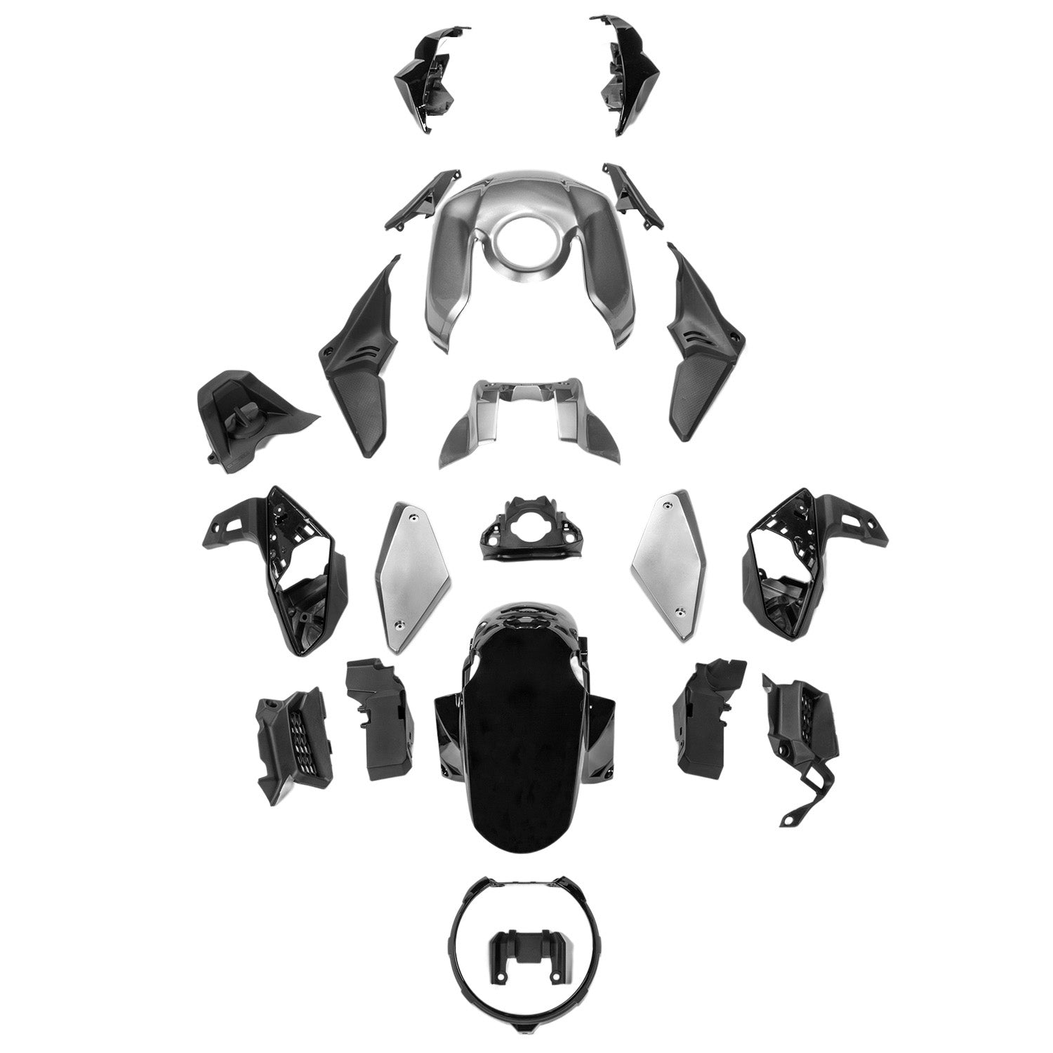 Carénage de moulage par injection en plastique ABS adapté pour Honda CB 650 R CB650R 2021-2023 03#