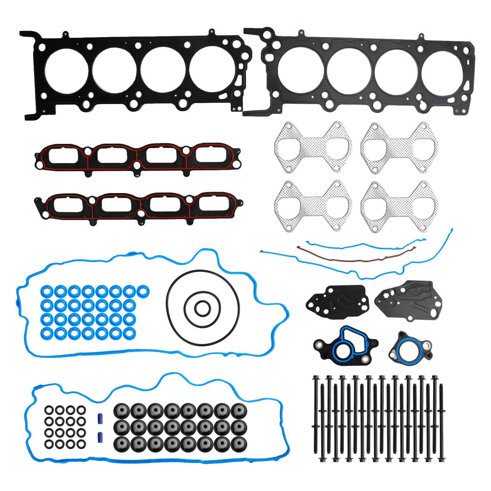 2004-2006 Ford F150 F250 F350 5,4L SOHC 24-venttiilikannen tiivistesarjan pultit