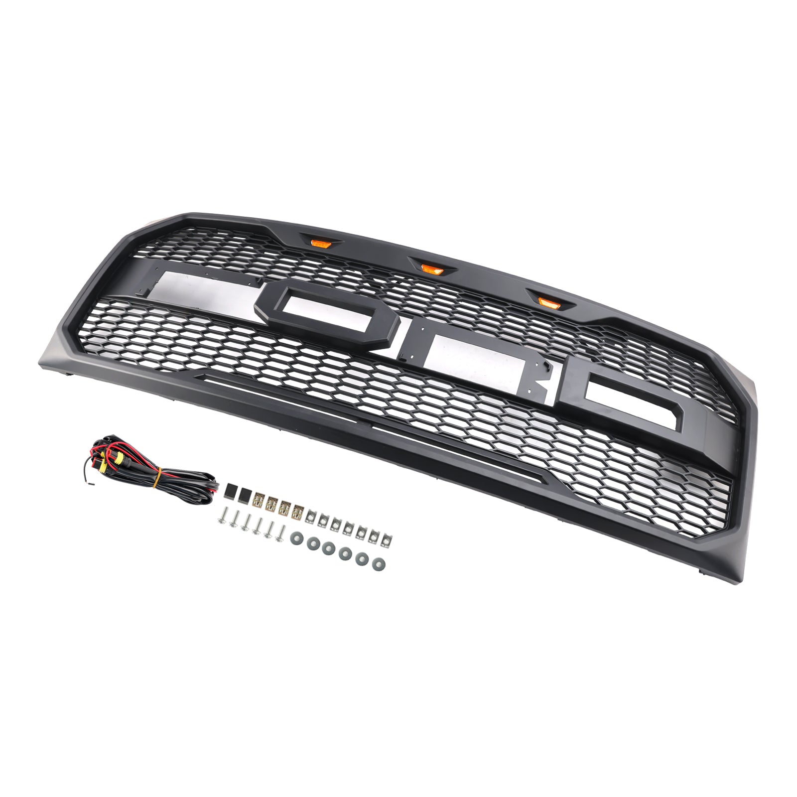 Black Calander Mate Raptor w stylu Ford F150 (2009-2014) z bursztynem LED