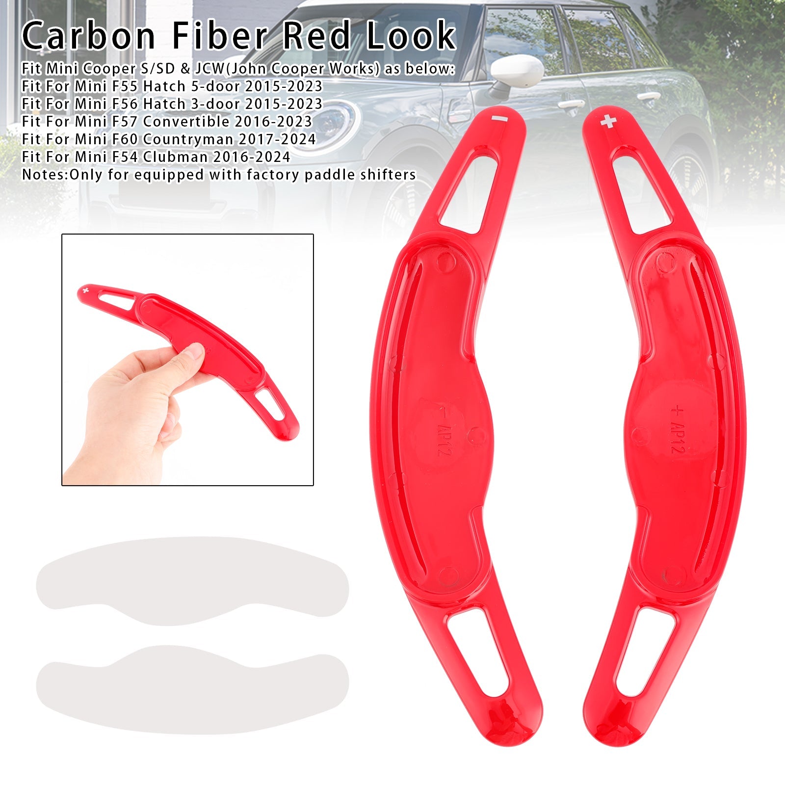 Extension de palettes de changement de vitesse au volant pour Mini F54 F55 F56 F57 F60 2014-2022