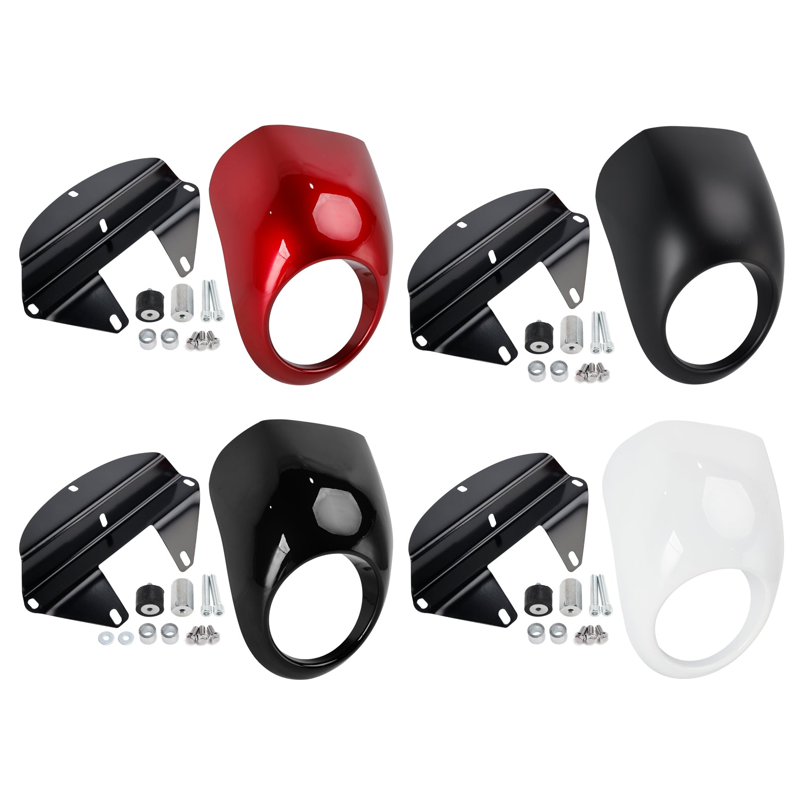 Cache de phare pour Sportster Dyna XL 883 1200 FX (à partir de 1973)